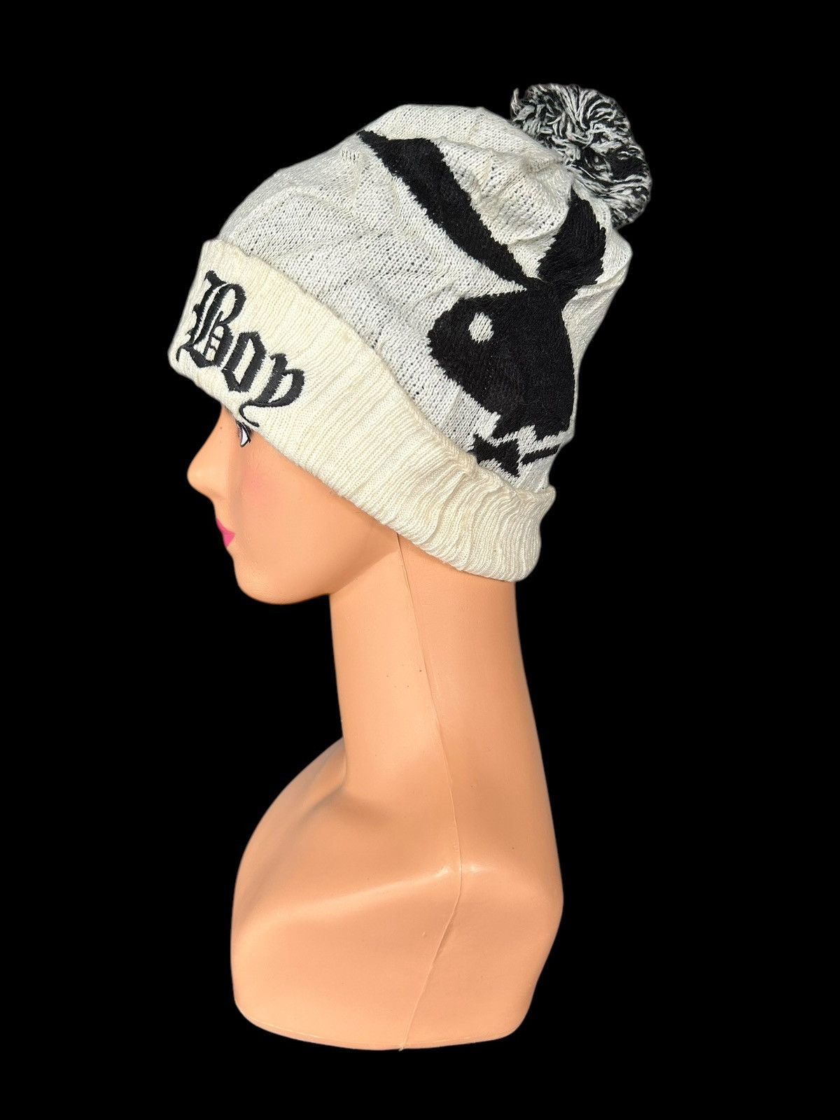 Japanese Brand × Kapital × Vintage Vtg PlayBoy Beanie Hats Size ONE SIZE - 3 Thumbnail