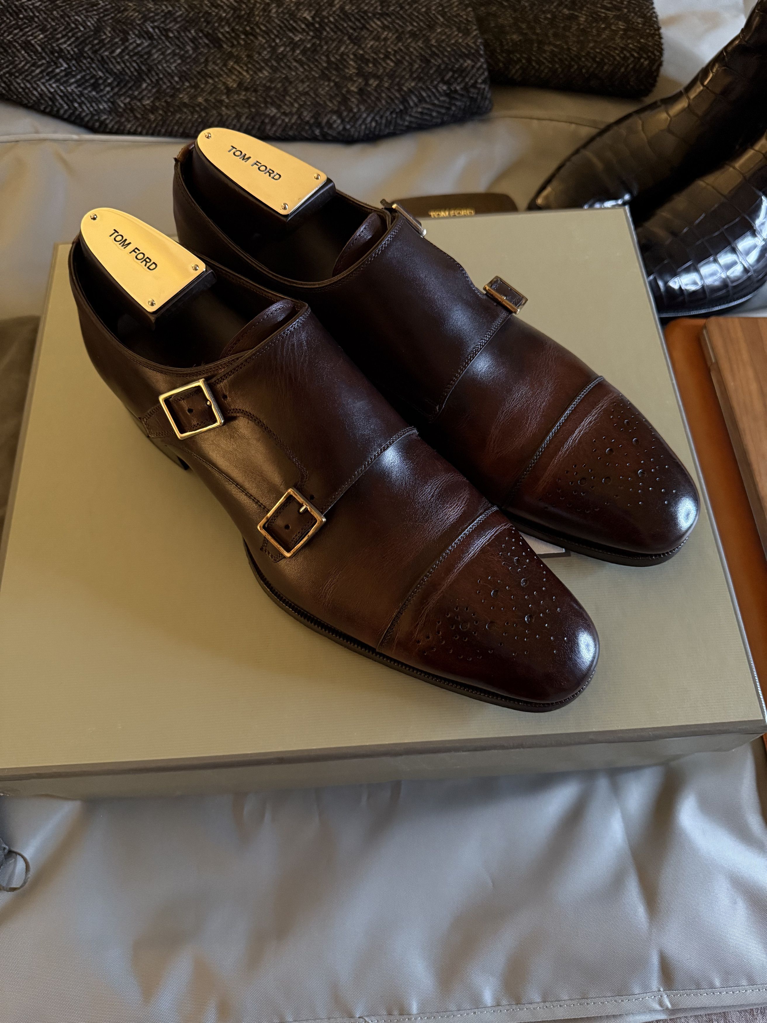 TOM FORD Cap Toe Monk Strap Dress Shoes TOM FORD Men main image 3