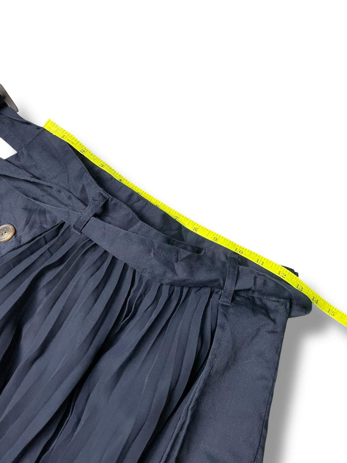 Beams Plus × Japanese Brand × Vintage BEAMS HEART Half Pleated Midi Skirts (88) Size 25" / US 0 / IT 36 - 6 Thumbnail