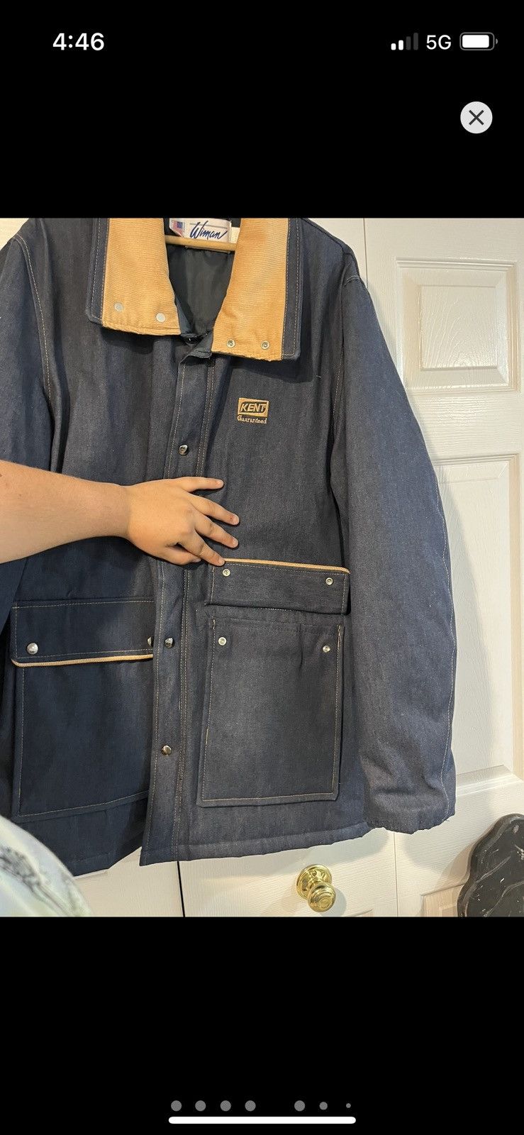 Carhartt Denim Heavy Duty Canvas Jacket XXL Size US XXL / EU 58 / 5 - 6 Thumbnail