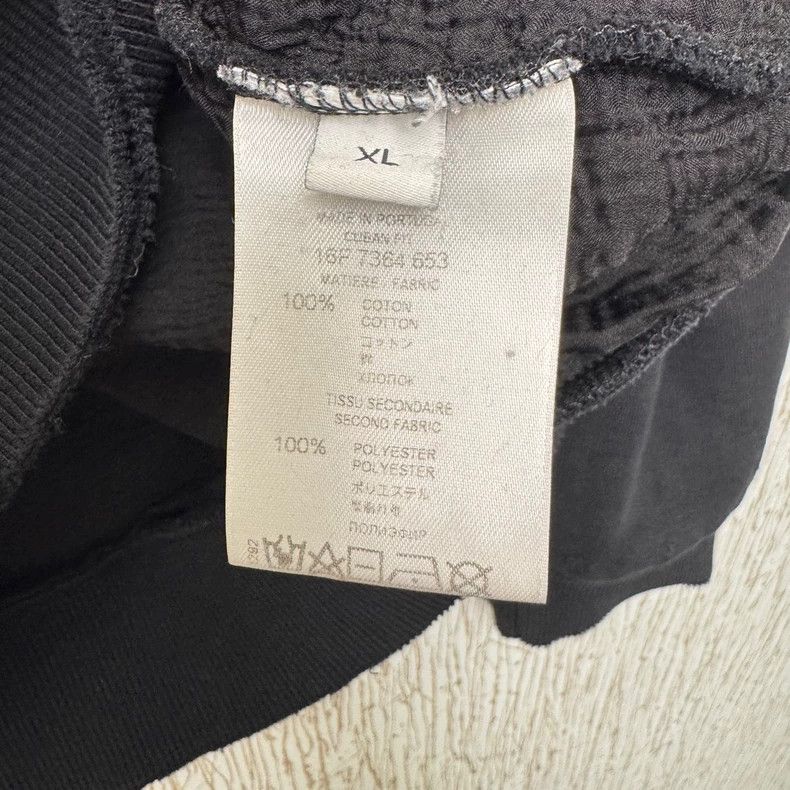 Givenchy Givenchy Black Large Hole Letter Round Neck Sweatshirt 2505 Size US XL / EU 56 / 4 - 3 Thumbnail