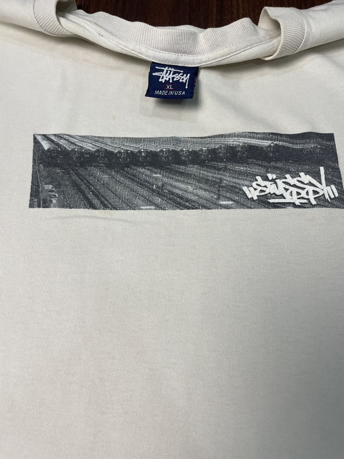 Stussy × Vintage Vintage Stussy Graffiti Shirt Size US XL / EU 56 / 4 - 2 Thumbnail
