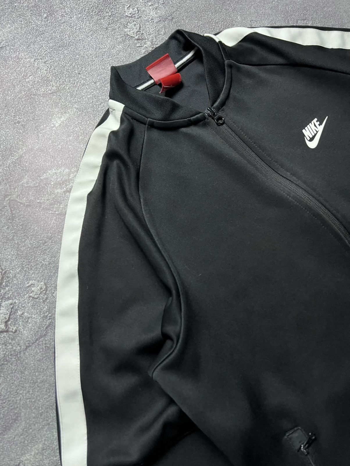 Nike Vintage Nike Olympic Jacket Zip Hoodie Lampas Big Swoosh L Size US L / EU 52-54 / 3 - 5 Thumbnail