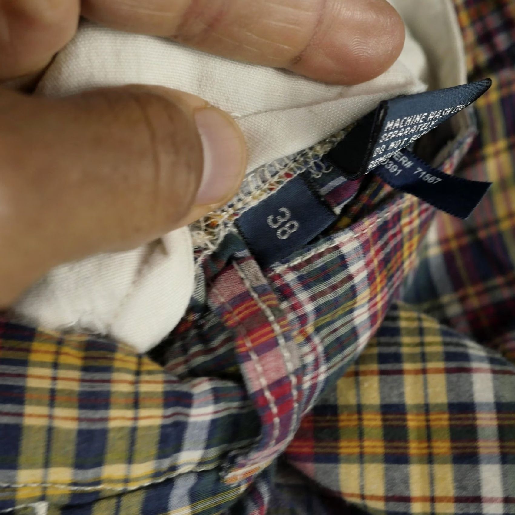 Polo Ralph Lauren Polo Ralph Lauren Shorts Mens 38 Madras Plaid Cotton Chino Preppy Casual Size US M / EU 48-50 / 2 - 7 Thumbnail