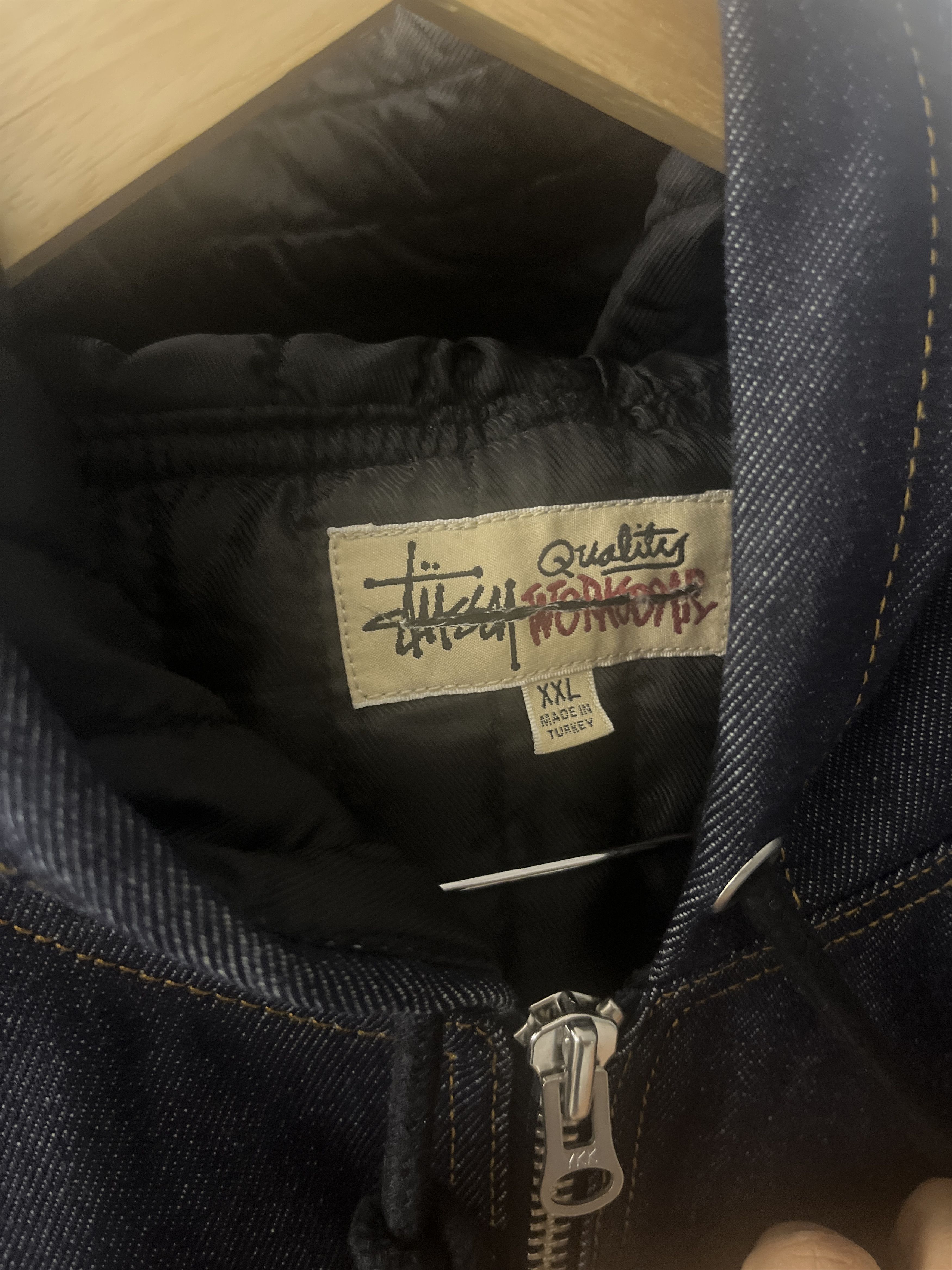Stussy INSULATED WORK JACKET RAW DENIM Size US XXL / EU 58 / 5 - 10 Thumbnail