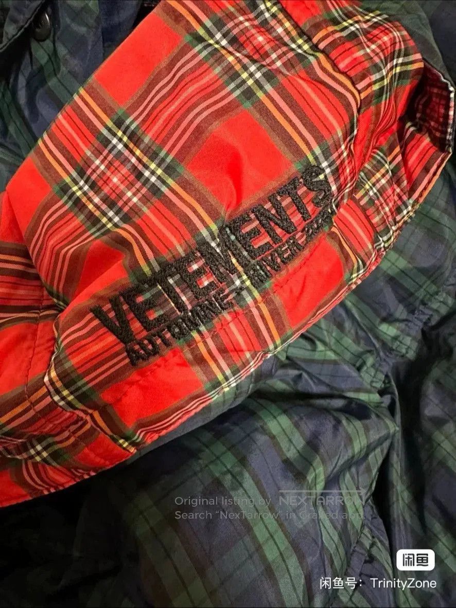 Vetements reversible plaid puffer jacket with hoods. Size US L / EU 52-54 / 3 - 5 Thumbnail