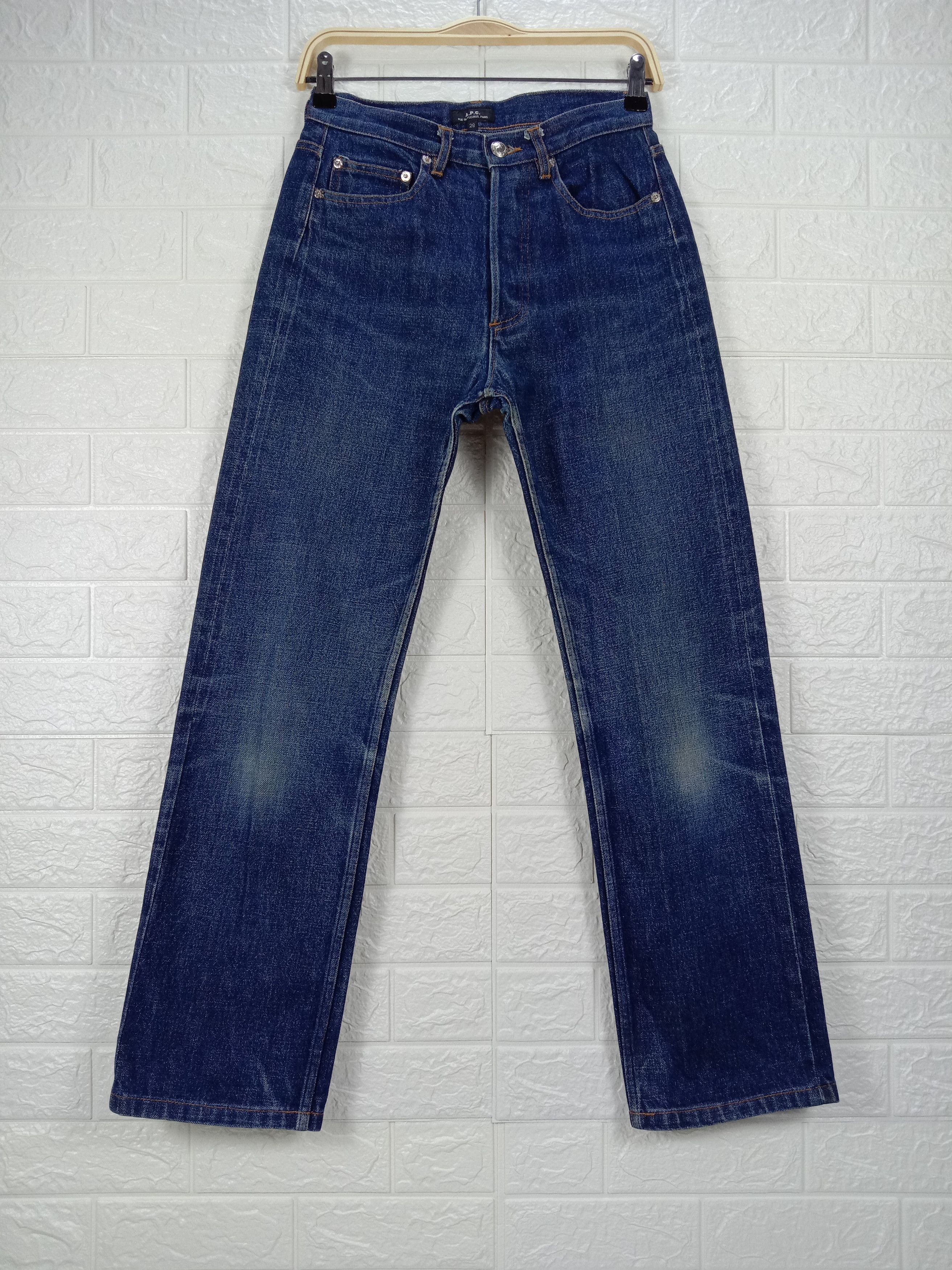 A.P.C. Vintage Selvedge A.P.C Rue De Fleurus Paris Jeans Size 27" / US 4 / IT 40 - 2 Thumbnail