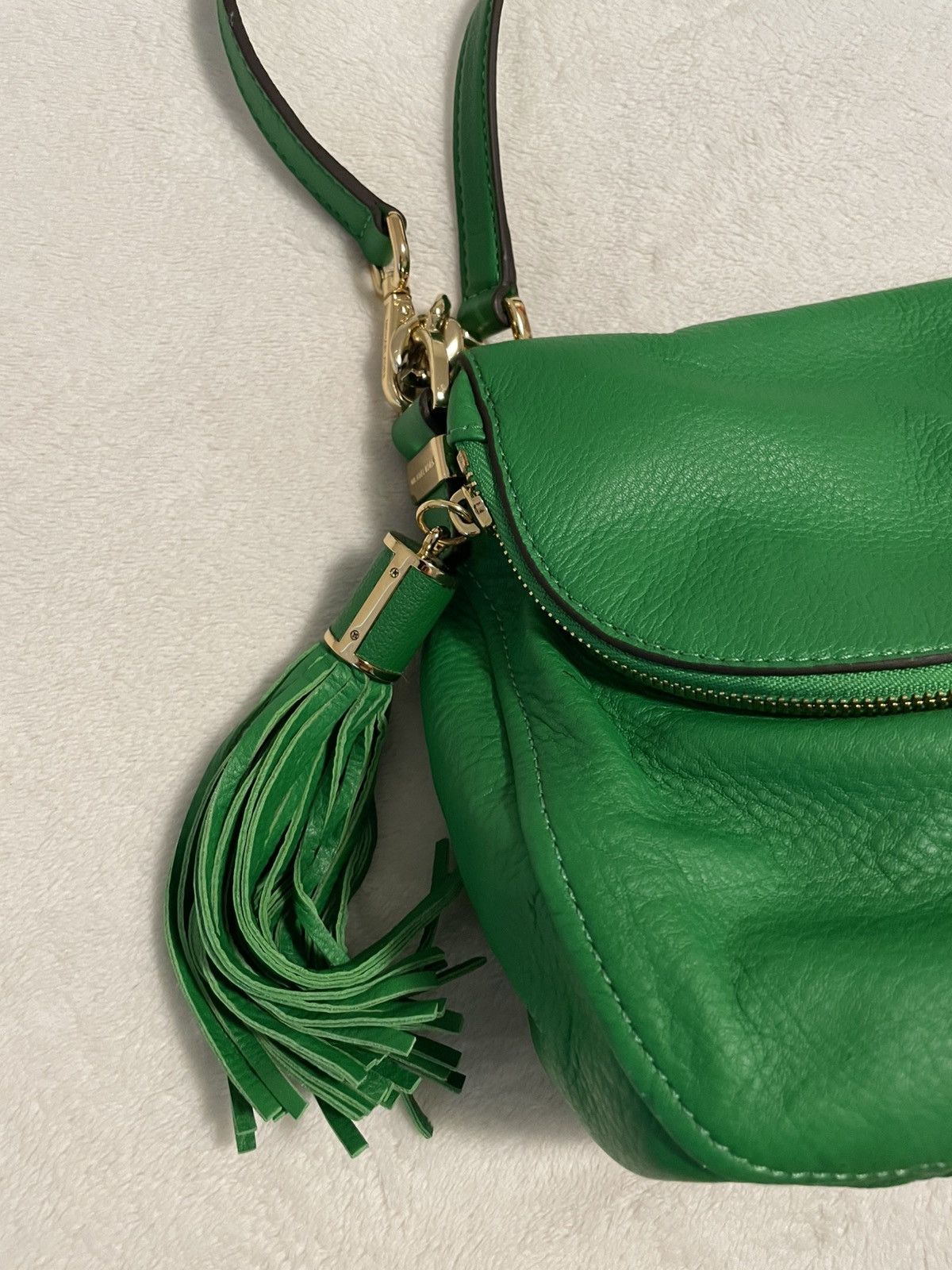 Michael Kors Michael Kors WESTON Green Convertible Cross/Shoulder Bag Size ONE SIZE - 4 Thumbnail