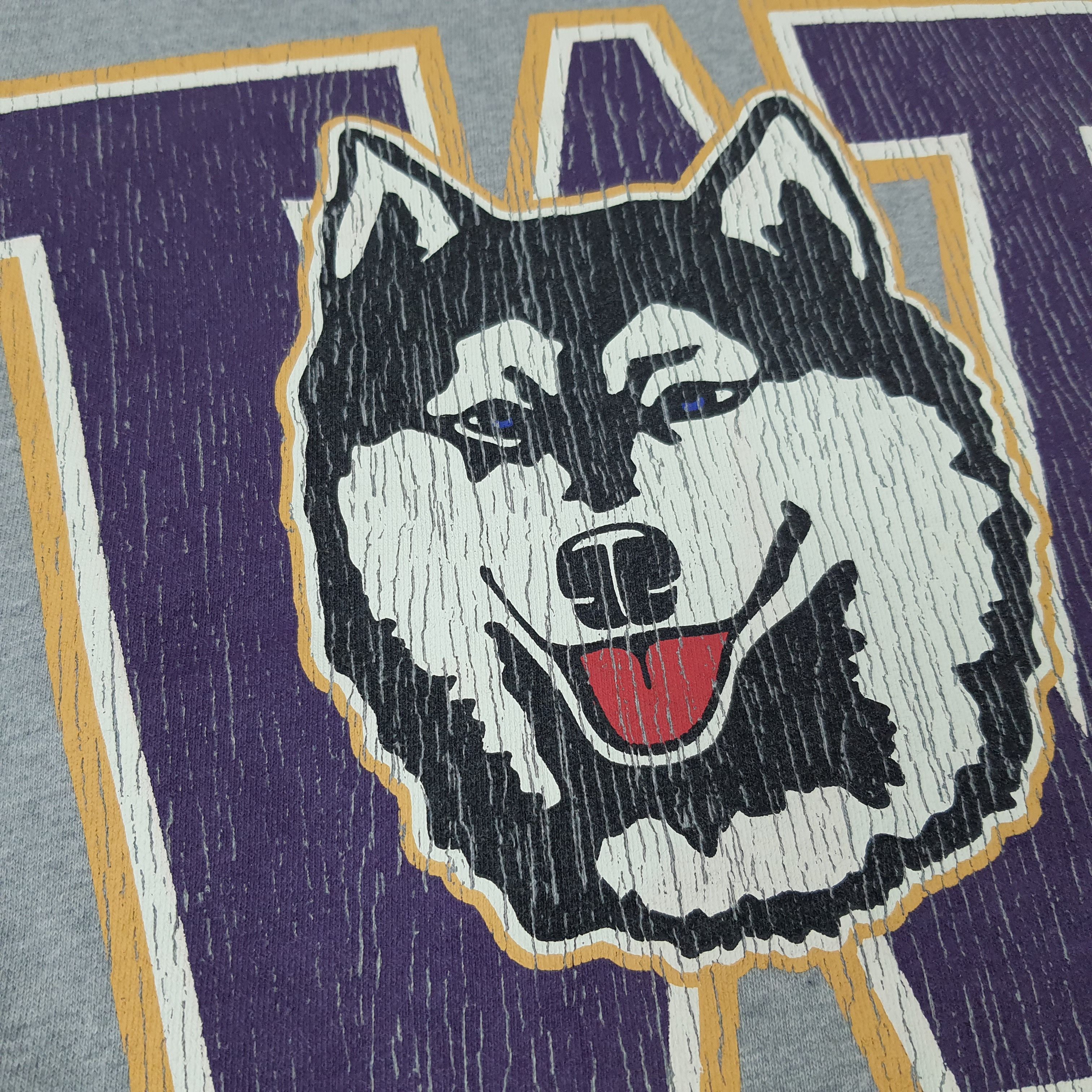 Vintage Vintage Washington Huskies Football Team Sweatshirt C262N4 Size US XL / EU 56 / 4 - 3 Thumbnail