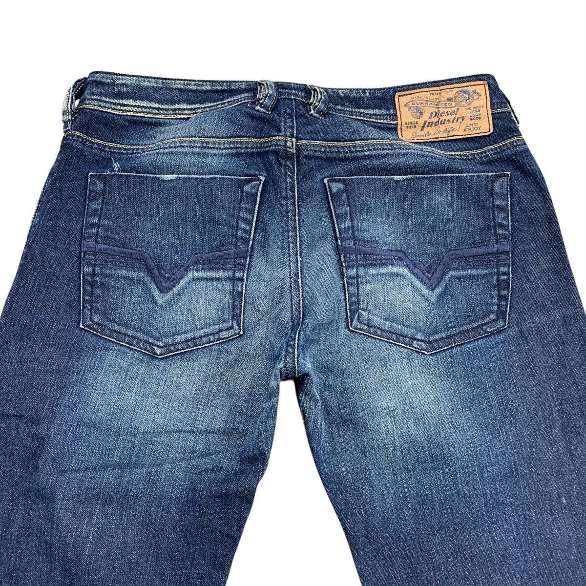 Diesel Industry 00’s Zathan Blue Washed Flared Jeans