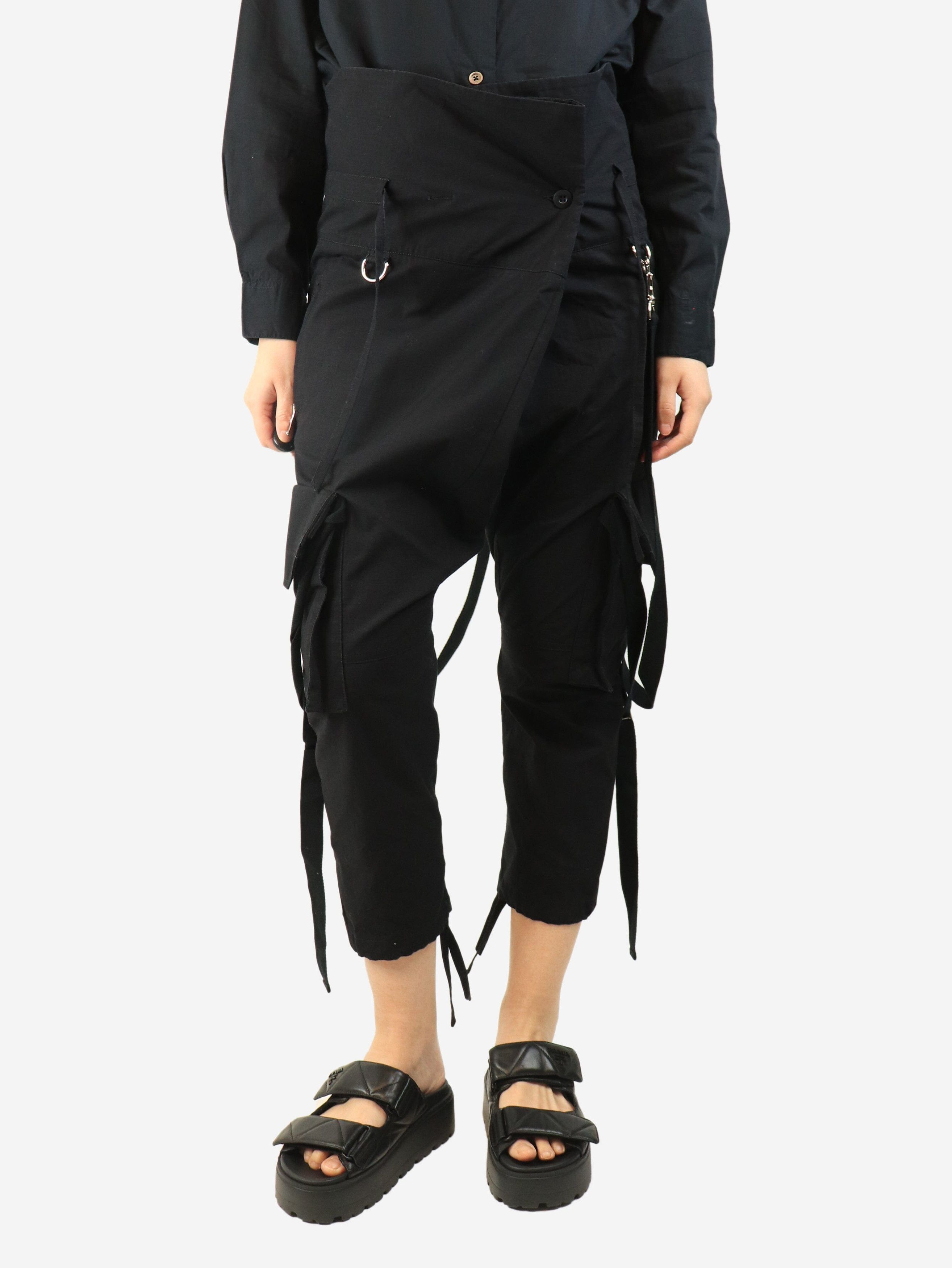 Other Black drop-crotch trousers - UK 12 Size 30" / US 8 / IT 44 - 1 Thumbnail
