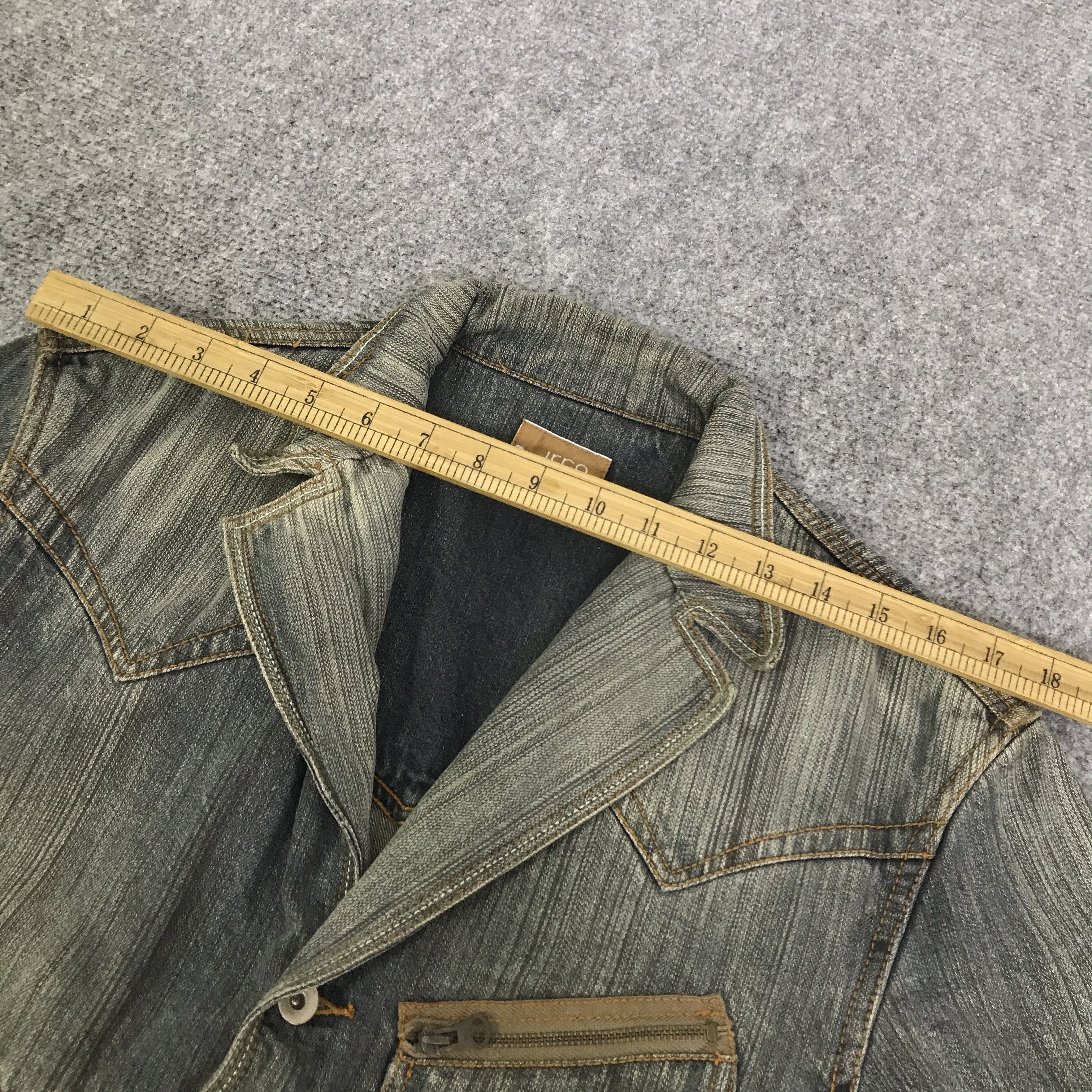 Japanese Brand IKKA JAPAN BUTTON DENIM JACKET K128B9 Size US L / EU 52-54 / 3 - 6 Thumbnail