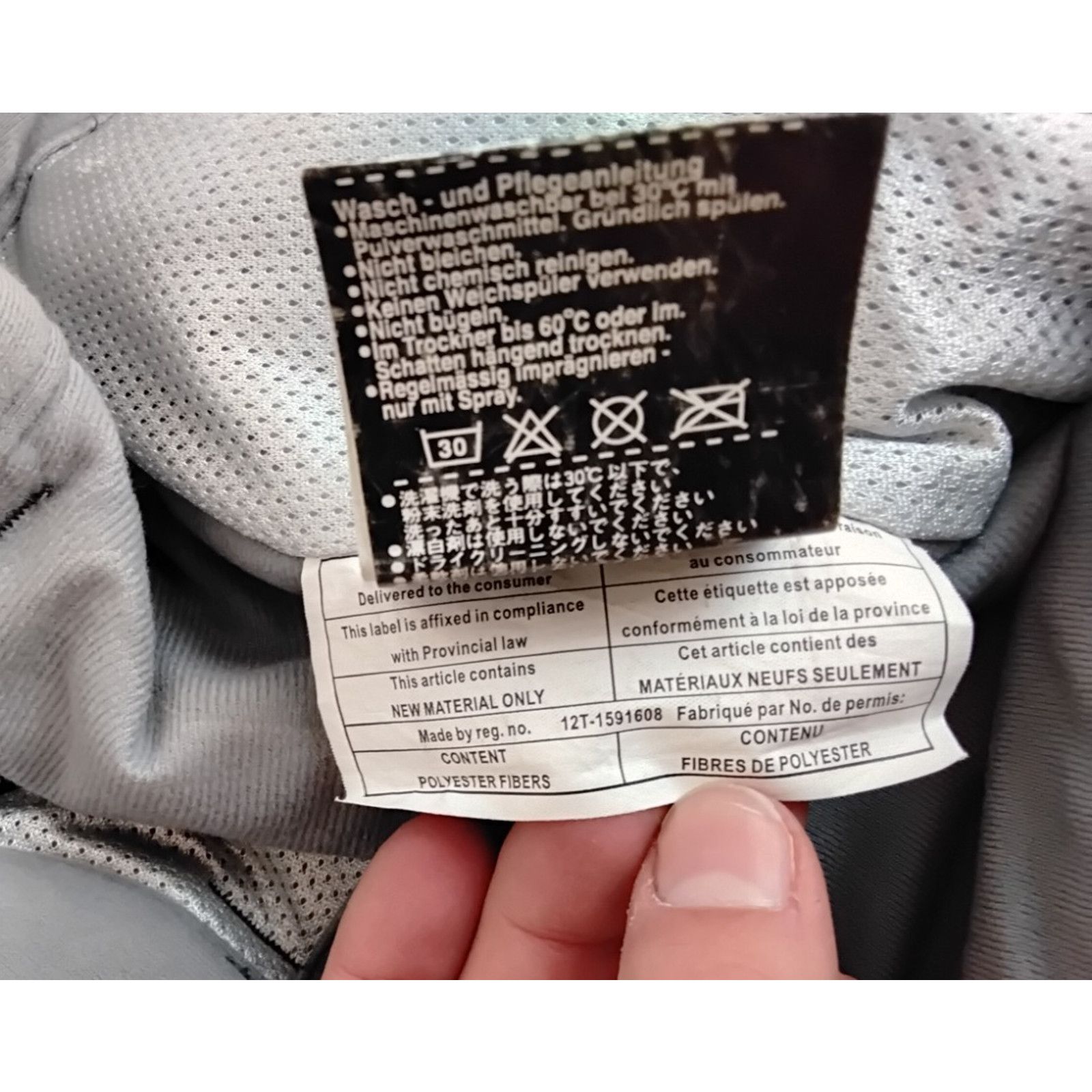 686 686 Snow Pants Men's L Gray Stripes Ski Snowboard Infidry Size US 36 / EU 52 - 10 Thumbnail