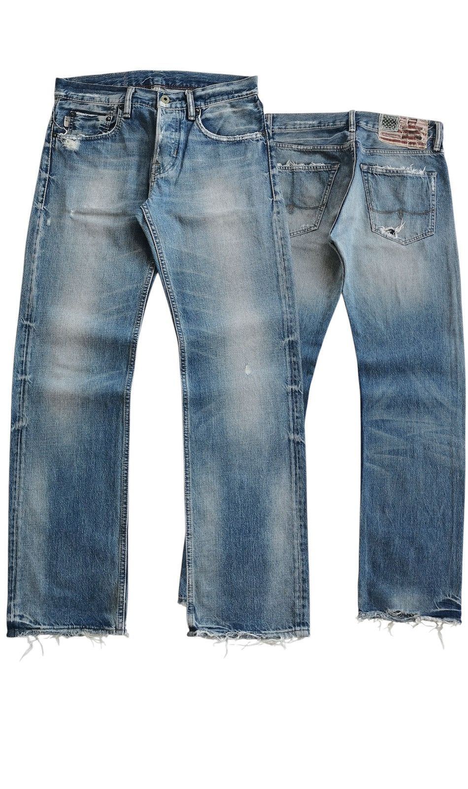 Ralph Lauren Ralph Lauren Mercer Slim Straight Distressed Jeans Size US 30 / EU 46 - 1 Thumbnail