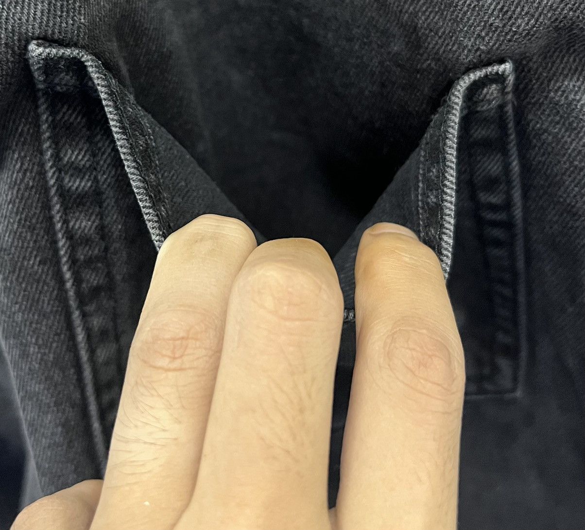 GU × Vintage GU Black Denim Overalls Size US 34 / EU 50 - 11 Thumbnail