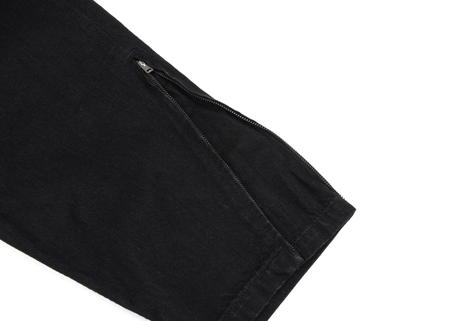 Yohji Yamamoto BLACK Scandal Yohji Yamamoto Zip Hem Denim Pants Size US 32 / EU 48 - 8 Thumbnail