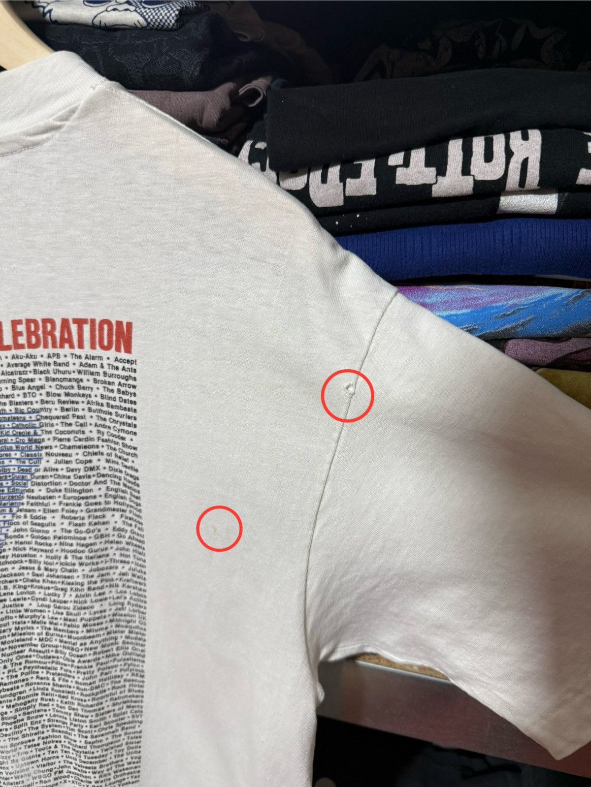 Vintage Vintange RITZ NYC CLUB 7TH ANNIVERSARY Celebration T-Shirt Size US XL / EU 56 / 4 - 11 Thumbnail