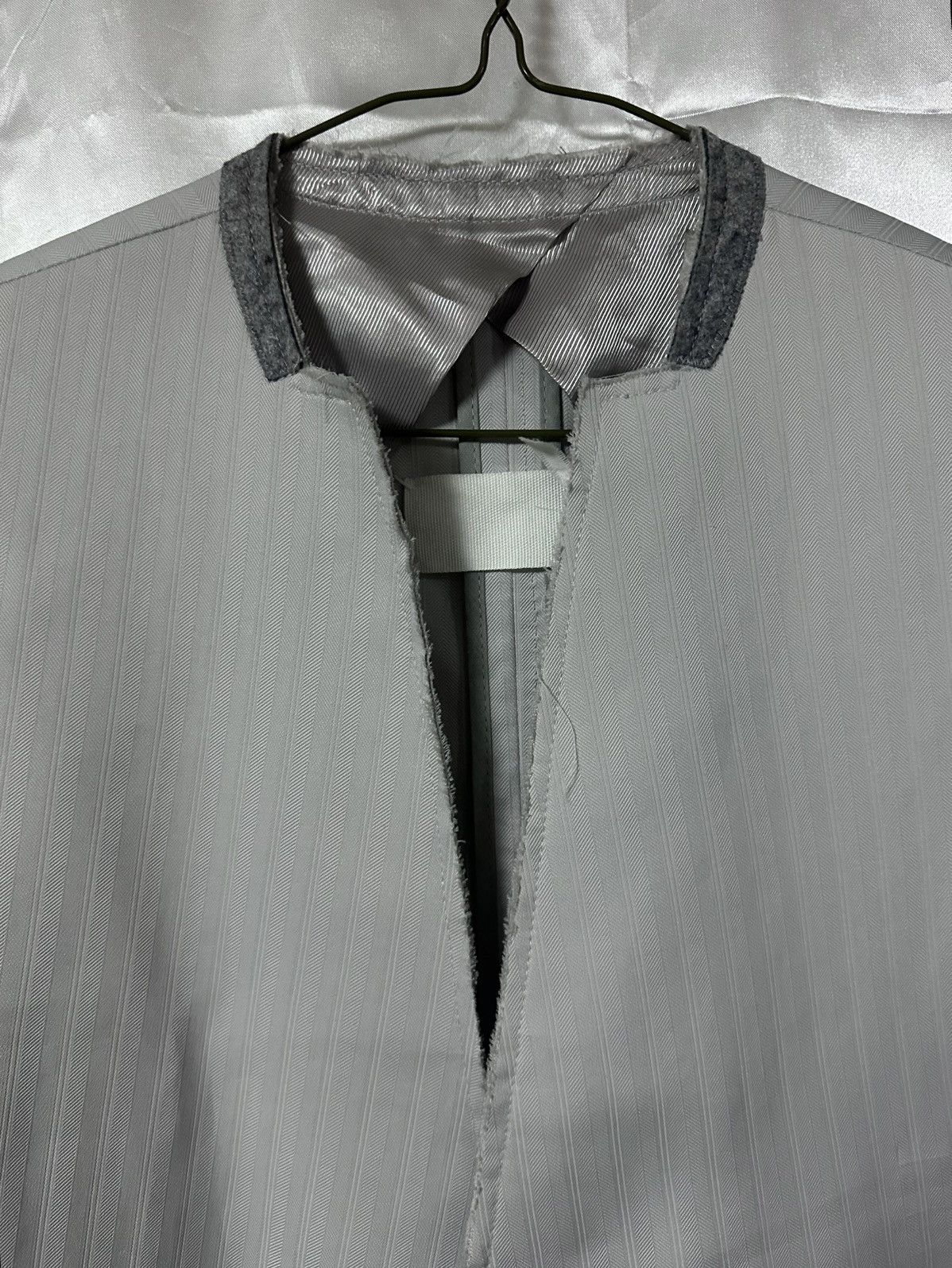 Maison Margiela Martin Margiela SS03 Collarless Cut-off Blazer Jacket Size 46R - 2 Thumbnail