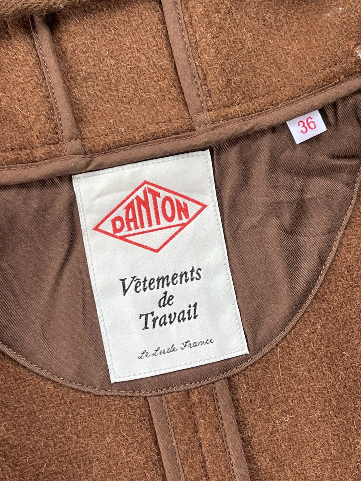 Danton × Japanese Brand 🔥 DANTON JAPAN MEN'S WOOL BUTTON JACKET Size US M / EU 48-50 / 2 - 13 Thumbnail
