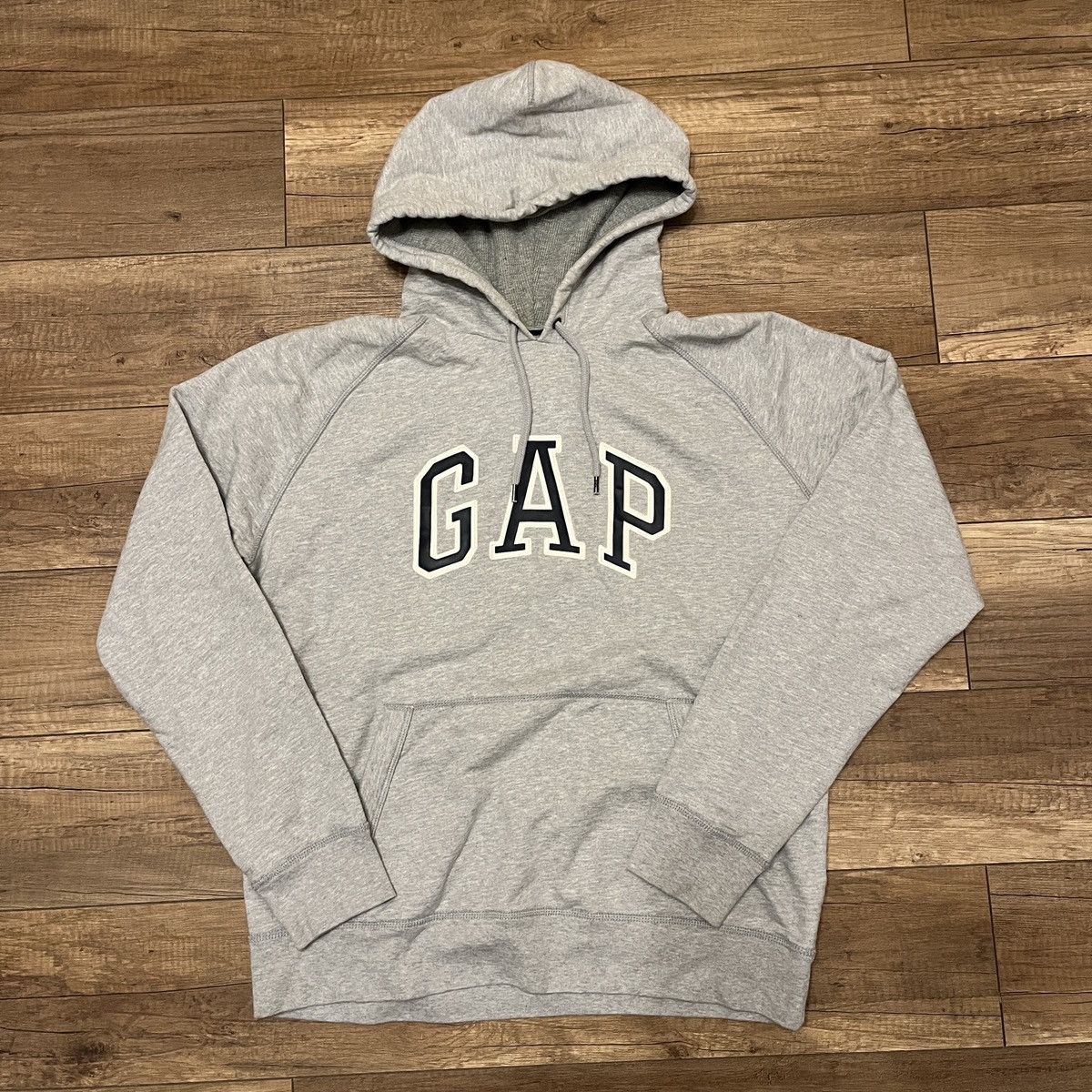 Gap Gap Grey Hoodie Big Logo | Grailed