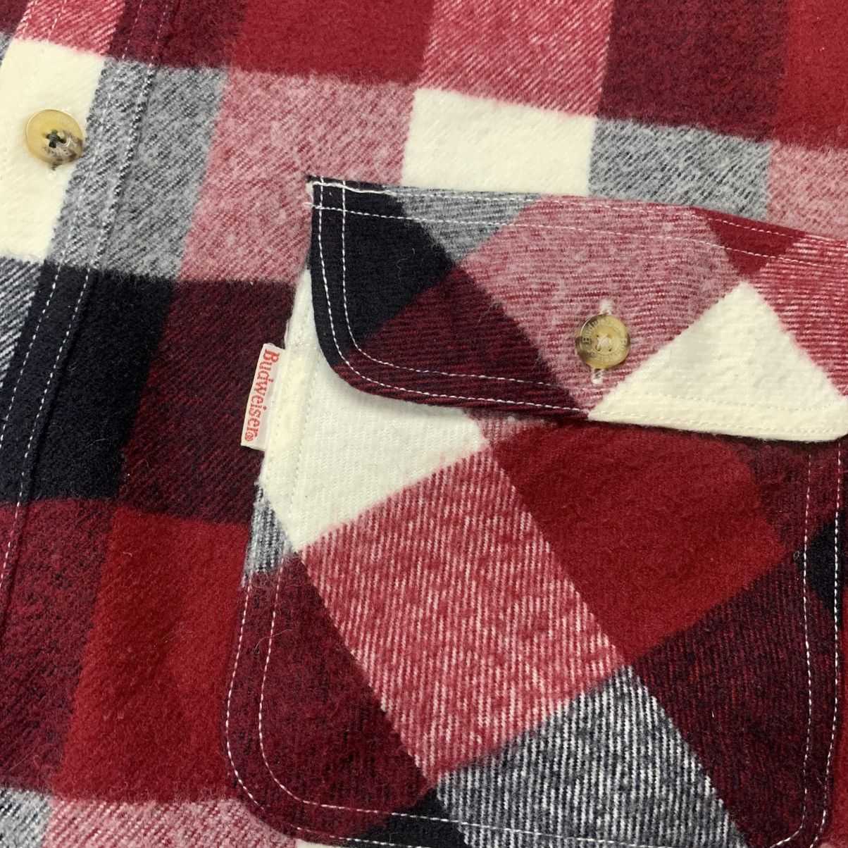 Budweiser Budweiser Flannel shirt vintage Size US M / EU 48-50 / 2 - 5 Thumbnail