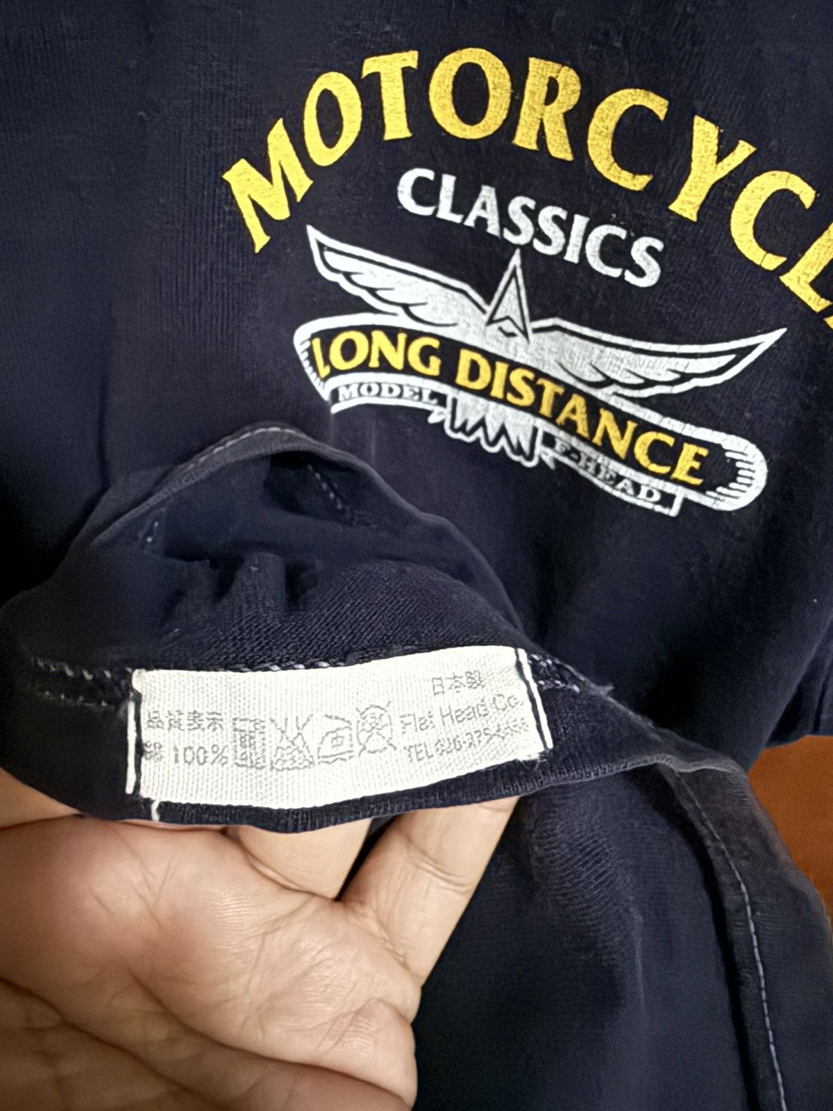 The Flat Head The Flat Head Motorcycle Classic Tshirt Size M / US 6-8 / IT 42-44 - 6 Thumbnail