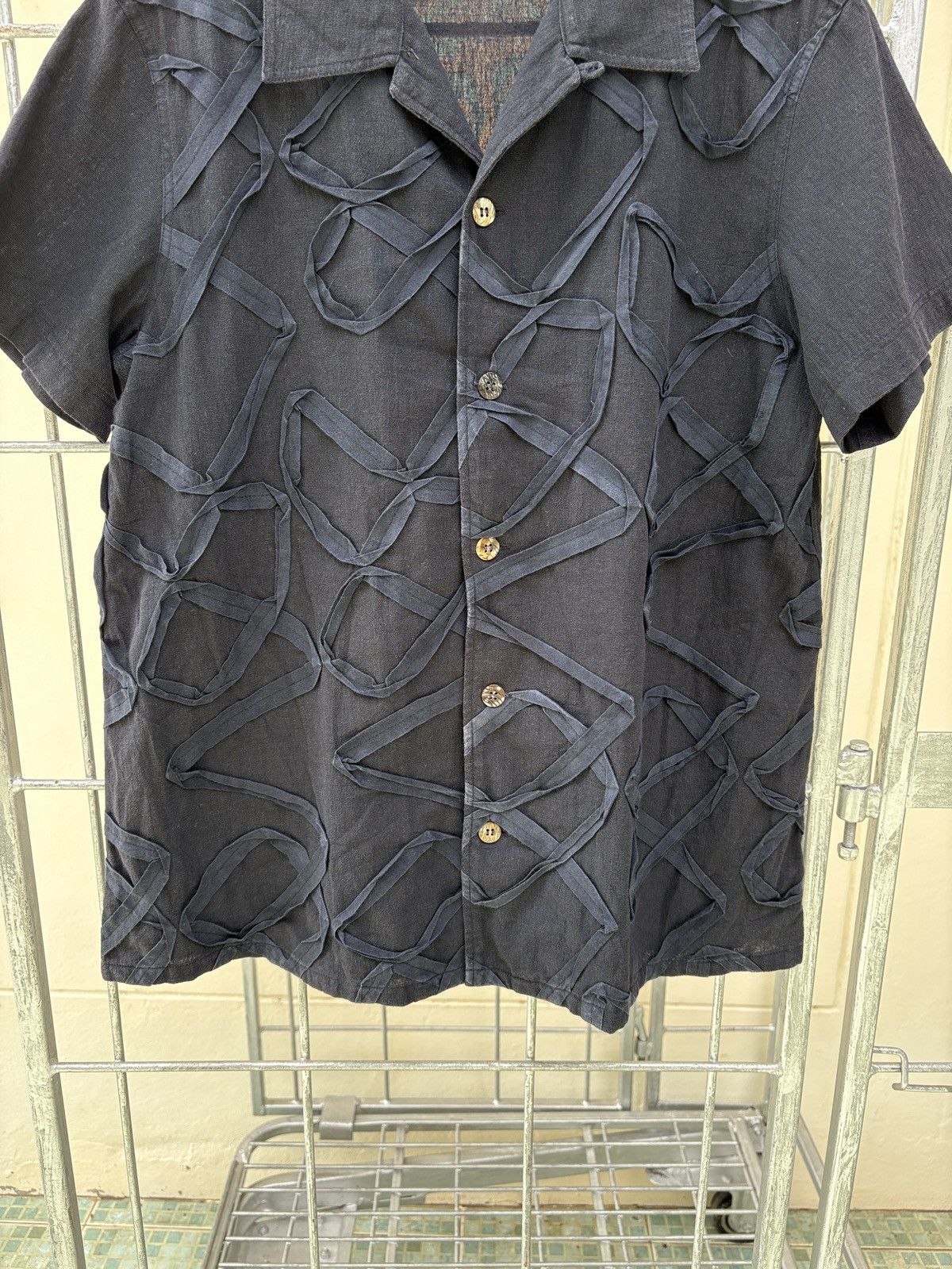 Hai Sporting Gear Hai Sporting Gear Issey Miyake black shirt Size US M / EU 48-50 / 2 - 3 Thumbnail