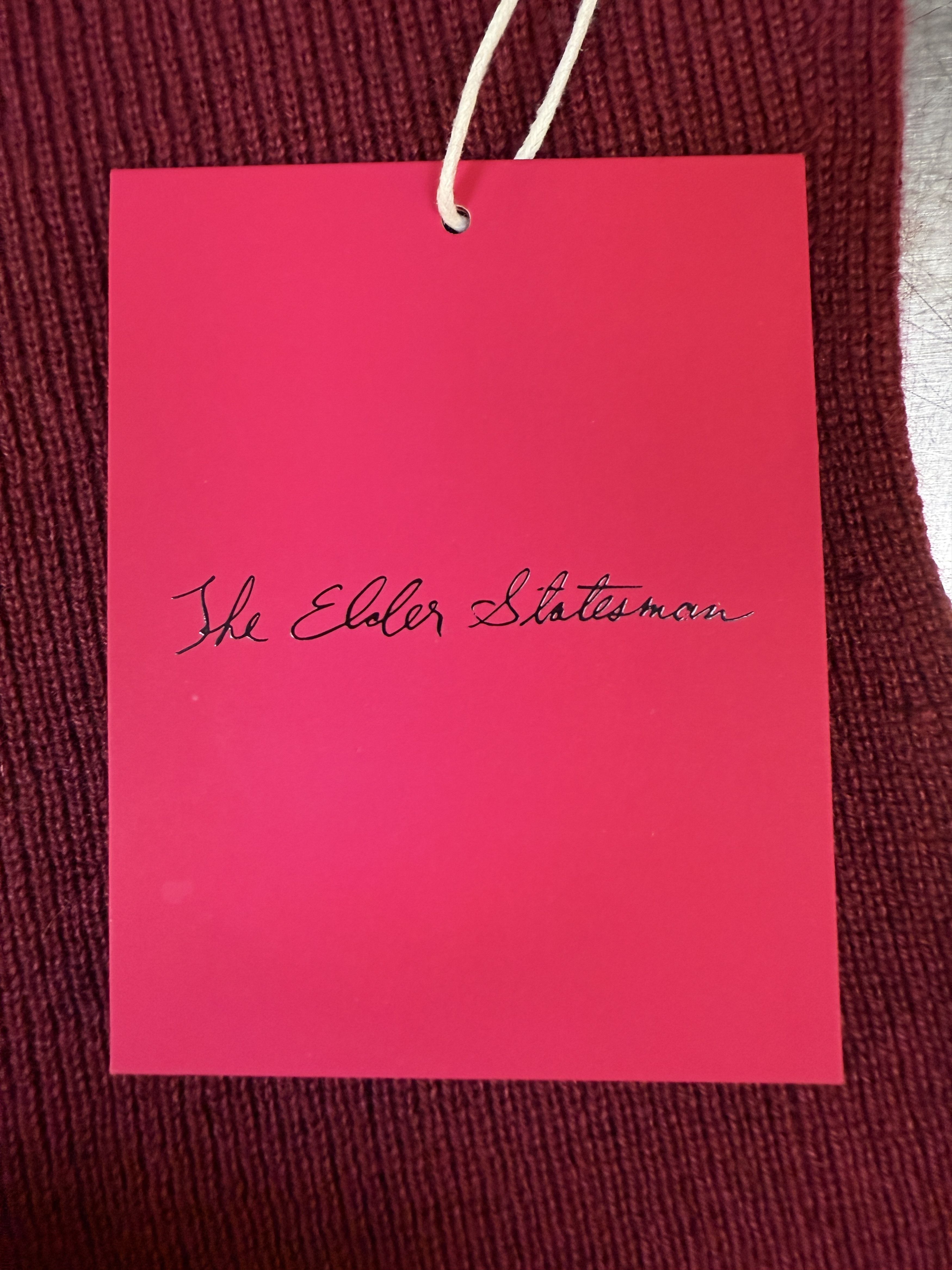 The Elder Statesman $650 The Elder Statesman Delicash Merlot Turtleneck Size S / US 4 / IT 40 - 4 Thumbnail