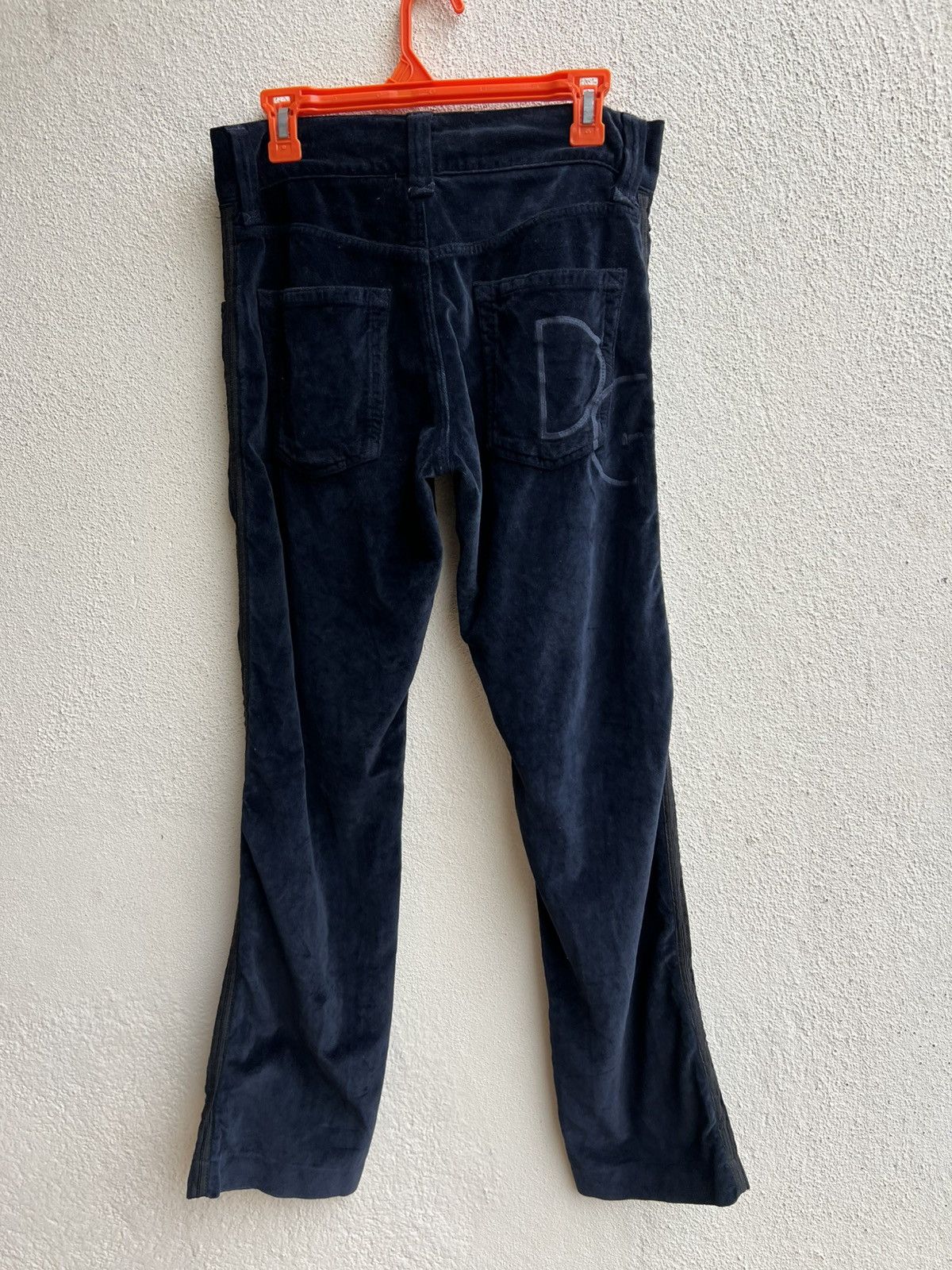 Dolce & Gabbana Dolce & Gabbana Italy Side Striped Velvet Trouser Pant Size US 30 / EU 46 - 22 Thumbnail