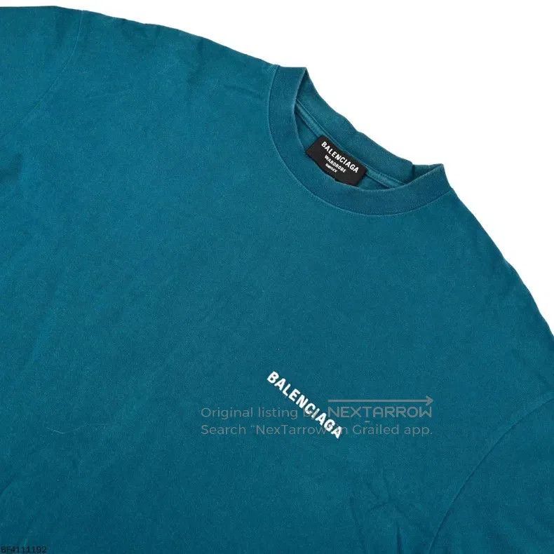 Balenciaga Balenciaga Solid Logo Embroidered T-Shirt XS. Size US XS / EU 42 / 0 - 3 Thumbnail