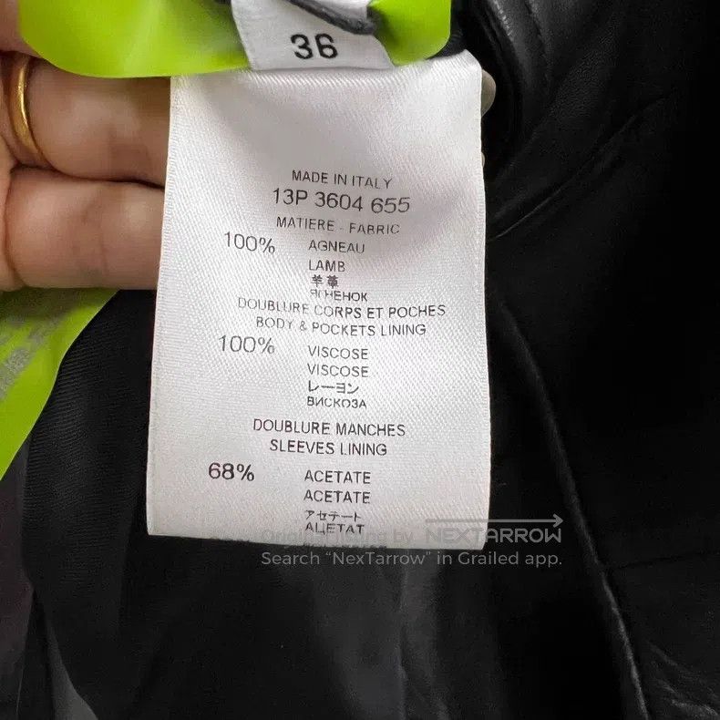 Givenchy Givenchy Size36 Black biker leather jacket Size US M / EU 48-50 / 2 - 4 Thumbnail