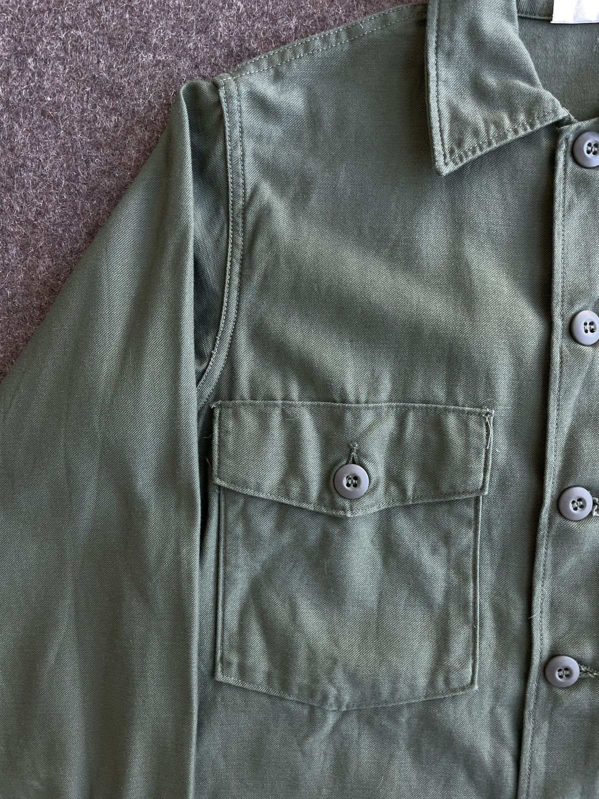 Vintage Men’s US Army Man’s Cotton Sateen OG 107 Shirt Size US S / EU 44-46 / 1 - 4 Thumbnail