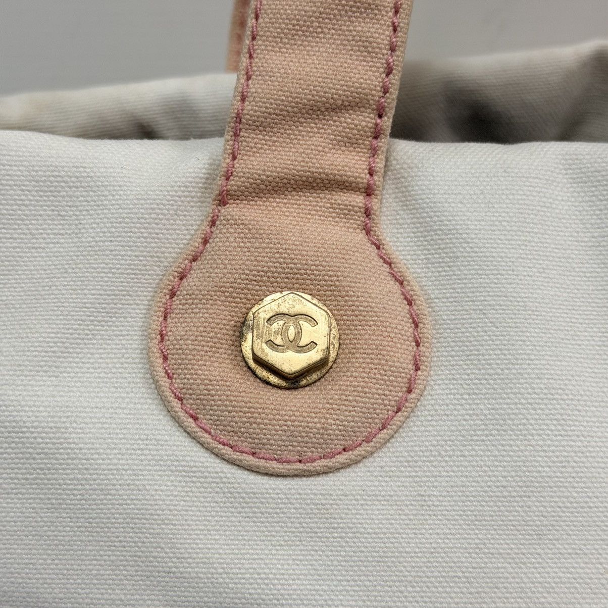 Chanel Chanel Marshmallow Beige Tote Bag Pre-Owned Size ONE SIZE - 8 Thumbnail