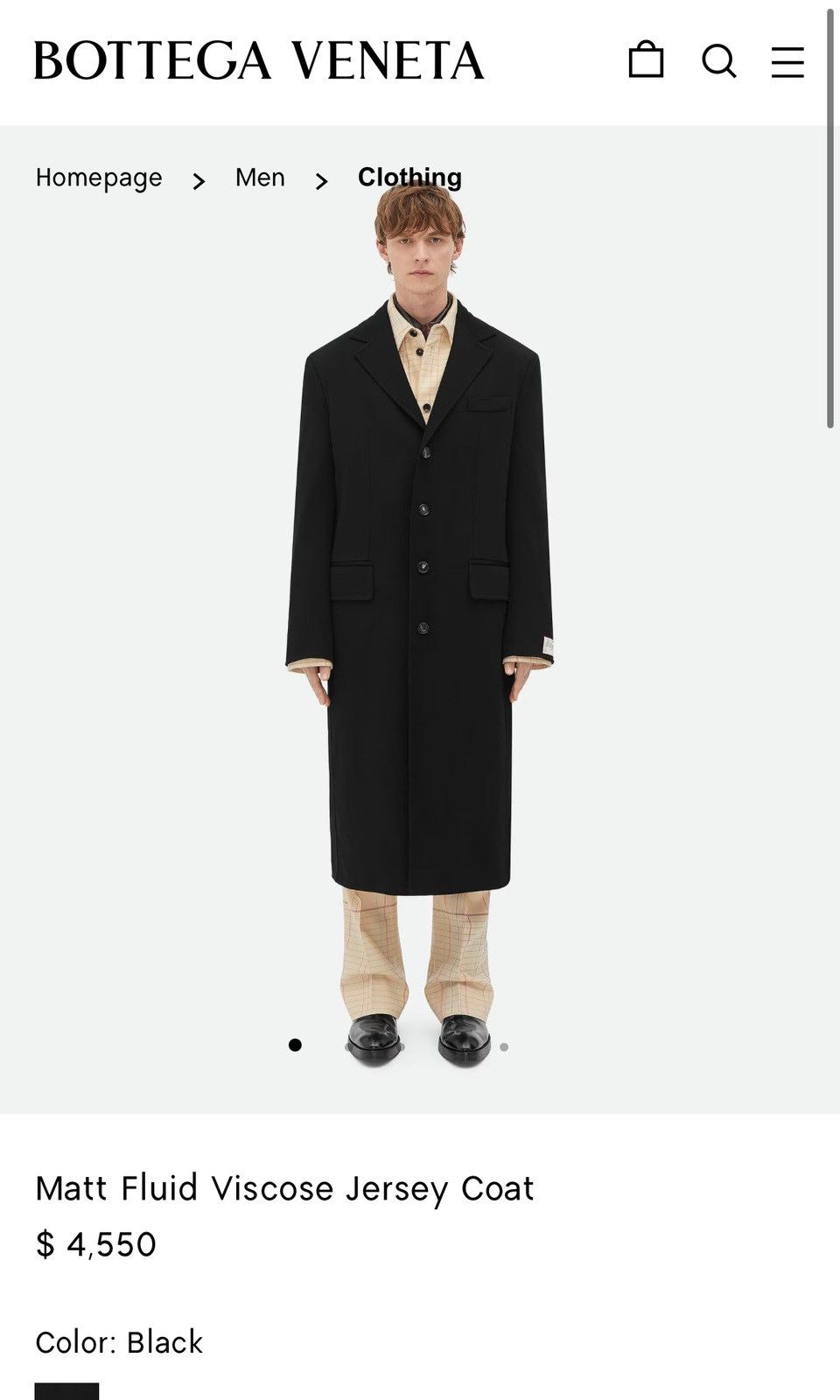 Bottega Veneta FW25 MSRP: $4.5k Fluid Jersey Trench Coat Size US M / EU 48-50 / 2 - 10 Thumbnail