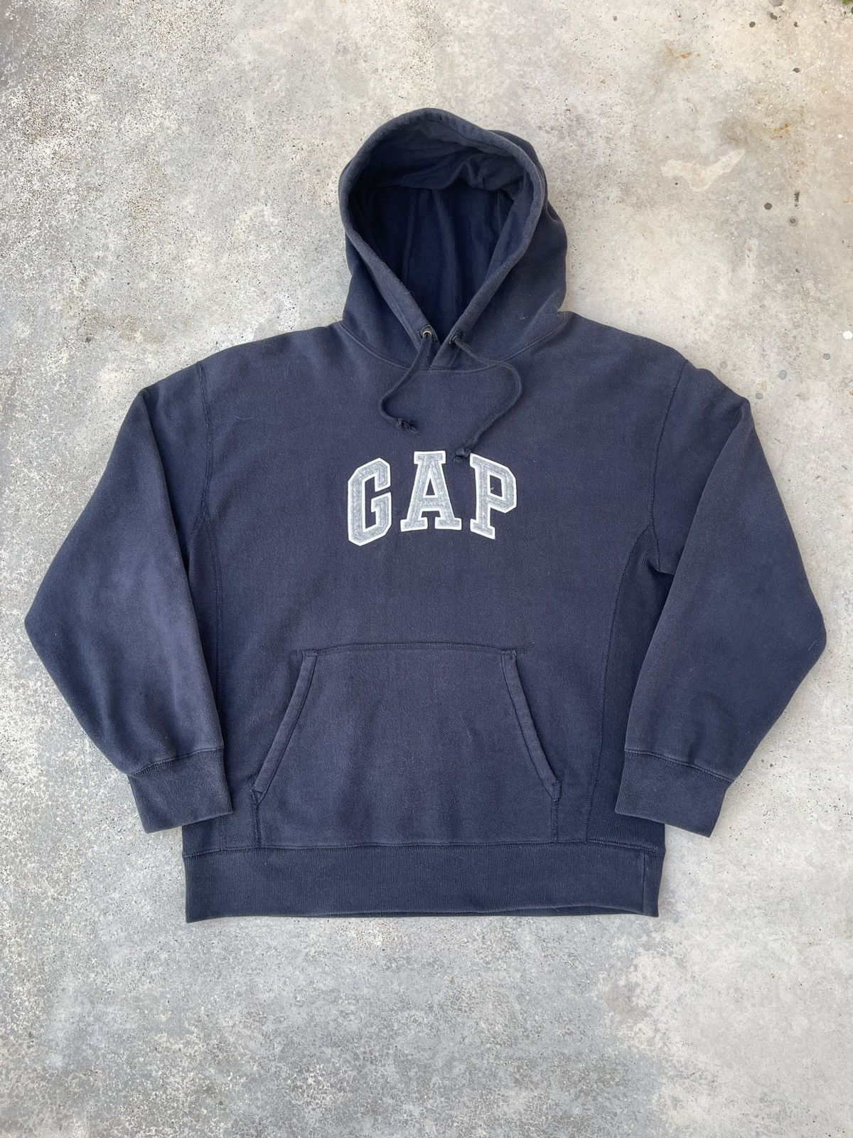 Gap × Vintage Vintage Gap Big Logo Pull Over Hoodie Size US L / EU 52-54 / 3 - 1 Thumbnail