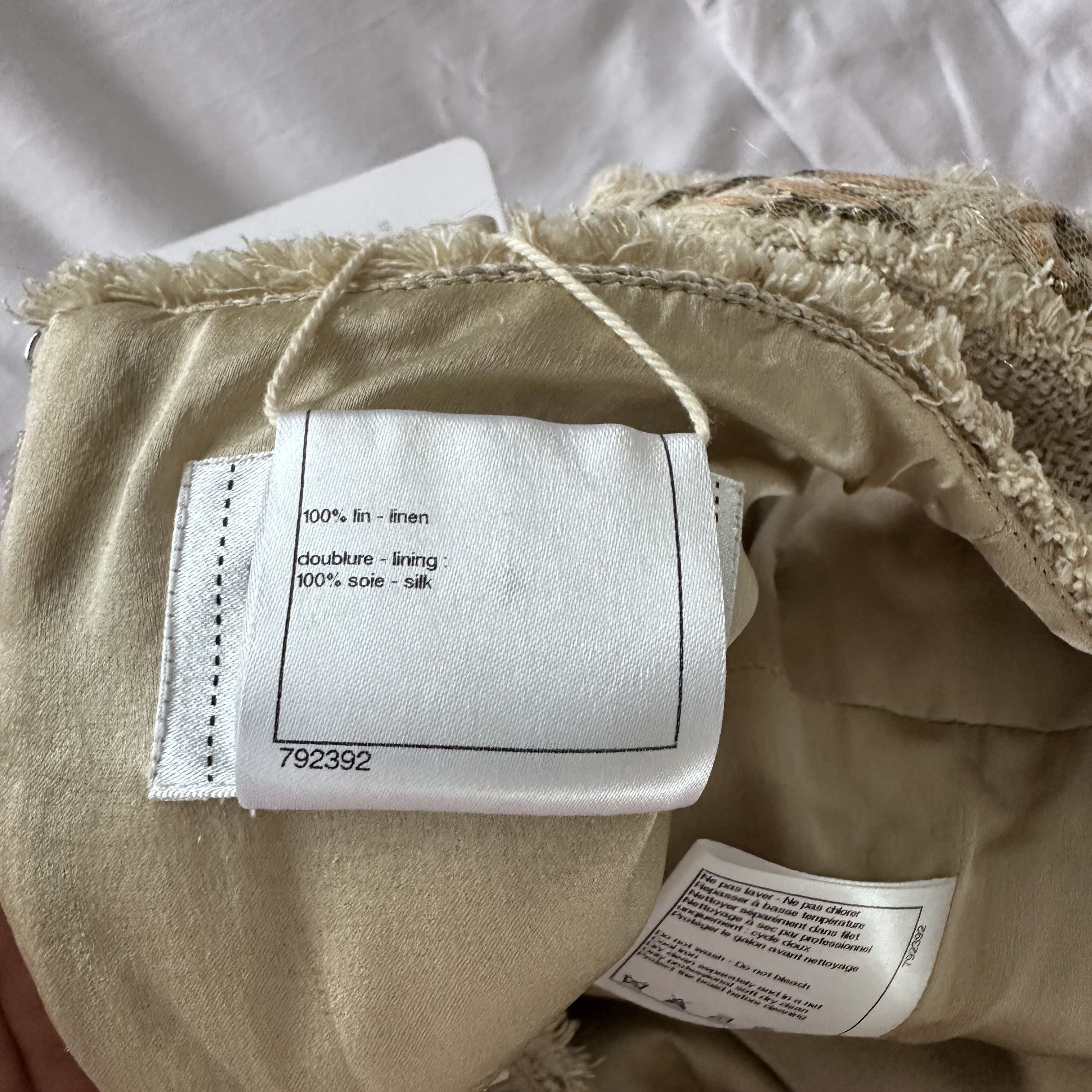 Chanel CHANEL S10 A-line linen dreas Size XS / US 0-2 / IT 36-38 - 12 Thumbnail