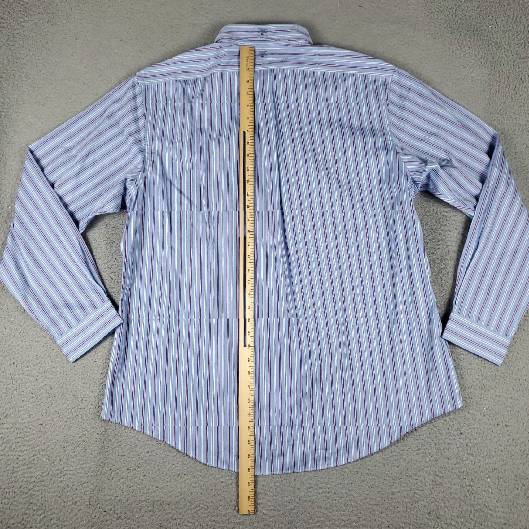 Ralph Lauren Ralph Lauren Button-Up Shirt Mens 2XL Blue Striped Custom Fit Long Sleeve Size US XXL / EU 58 / 5 - 4 Thumbnail