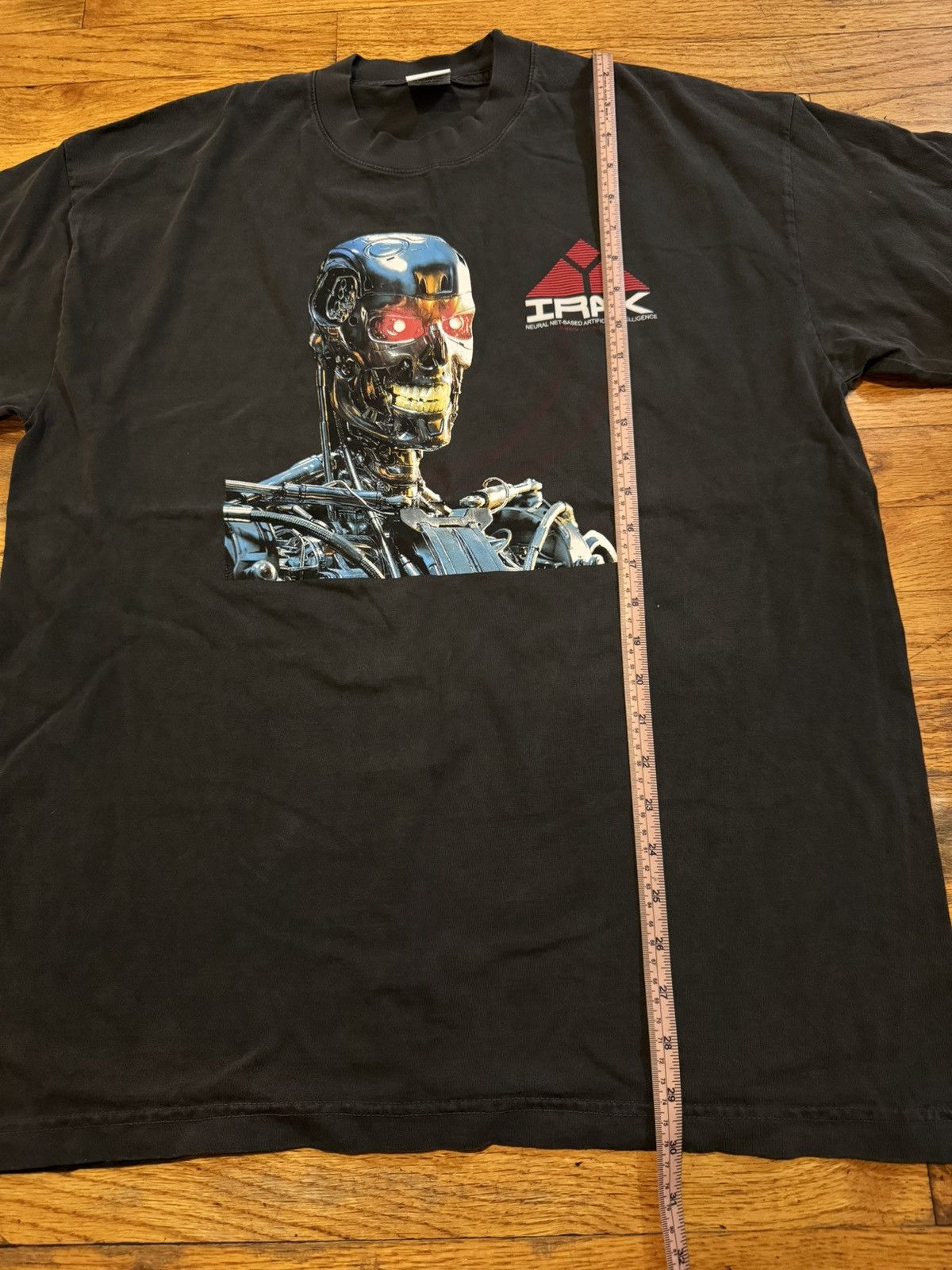 トップス IRAK Teminator Tee Washed Black IRAK IRAK Terminator Shirt | Grailed