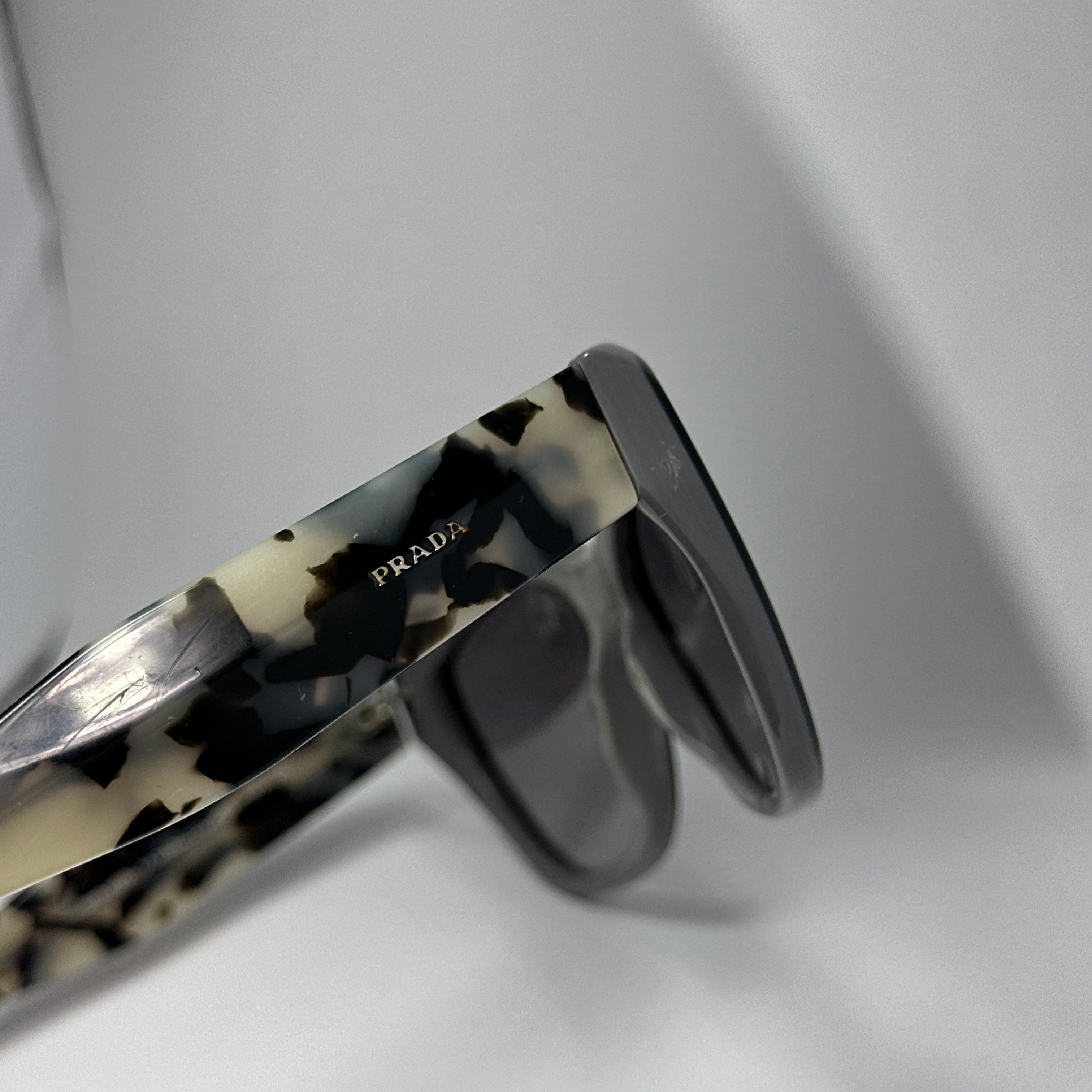 Prada Vintage Avant Garde Prada Tortoise Sunglasses Y2K Size ONE SIZE - 5 Thumbnail