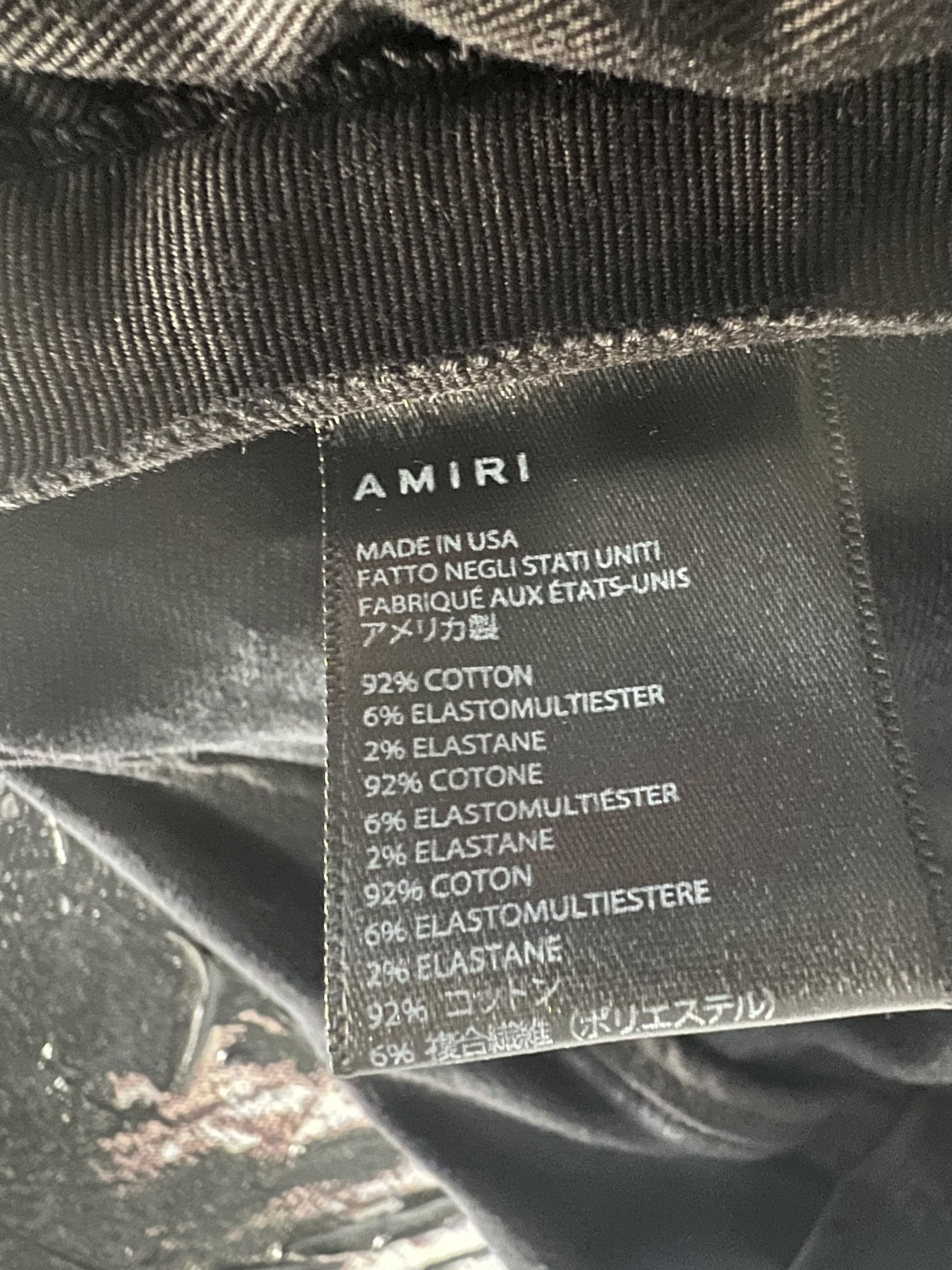 Amiri BNWT Black Flocked Paisley Bandana Size US 32 / EU 48 - 16 Thumbnail
