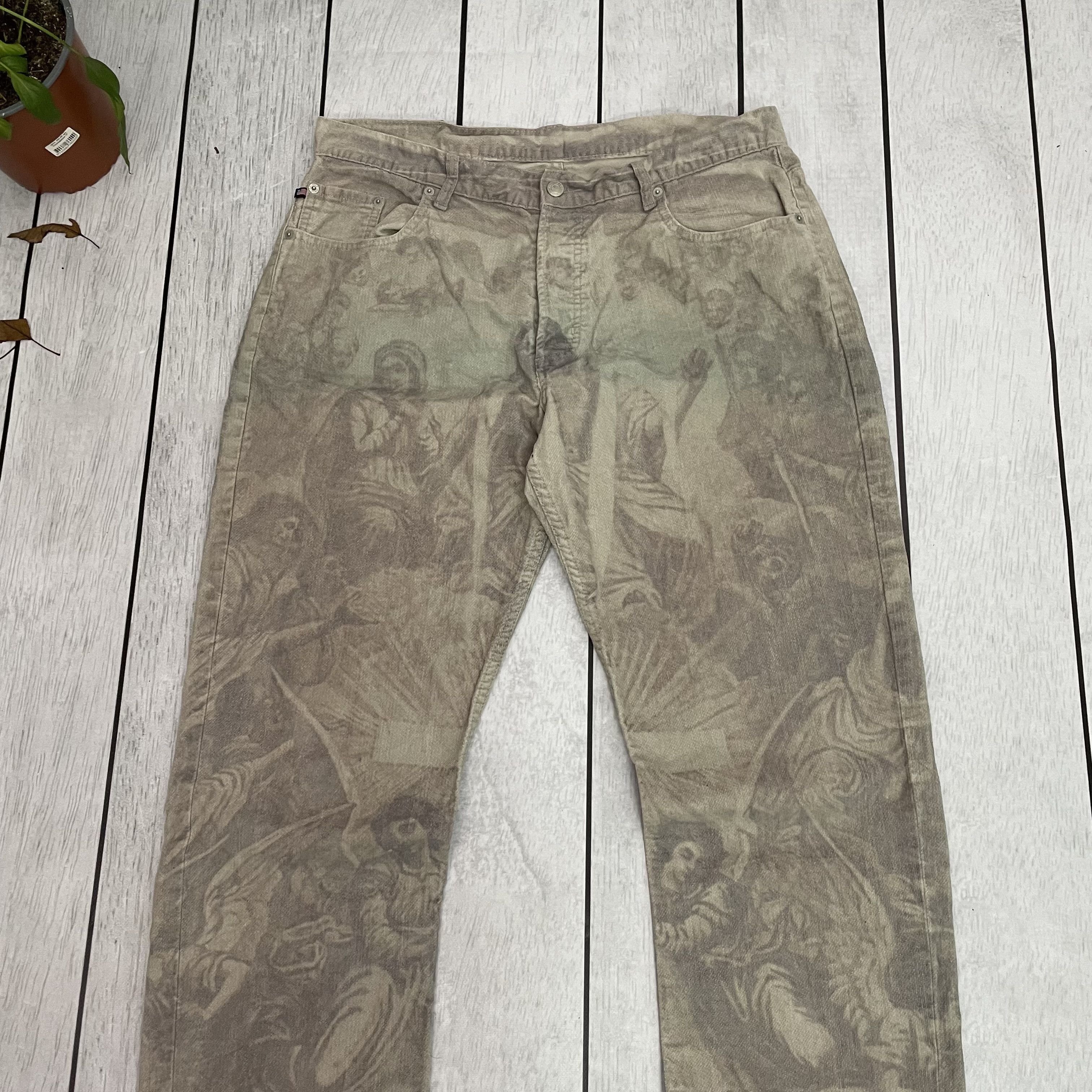 Polo Ralph Lauren Custom Reworked Ralph Lauren Jeans Renaissance Vintage Denim Size US 38 / EU 54 - 4 Thumbnail