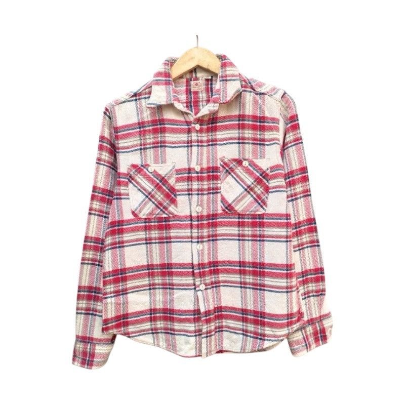 Sugar Cane × Vintage Vintage Sugar Cane Outer Flanell Shirts Size US S / EU 44-46 / 1 - 1 Thumbnail