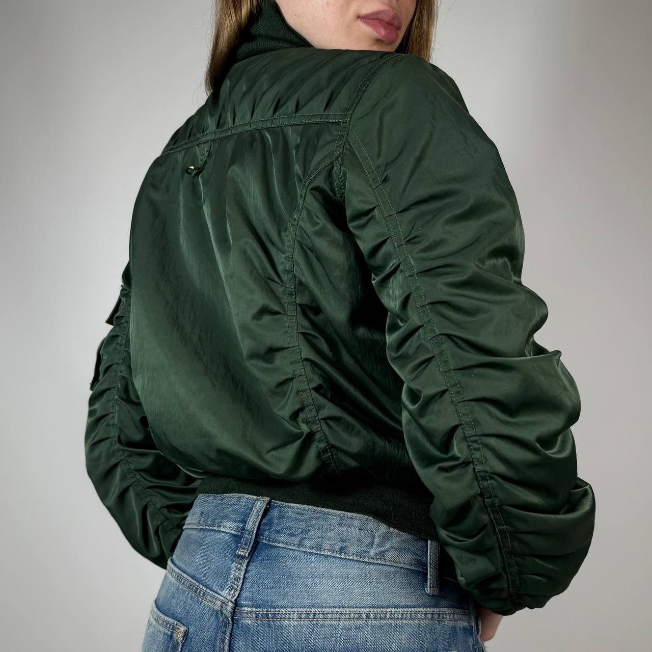 Diesel Vintage Y2K Diesel Opium Oversize Bomber Jacket Size S / US 4 / IT 40 - 3 Thumbnail