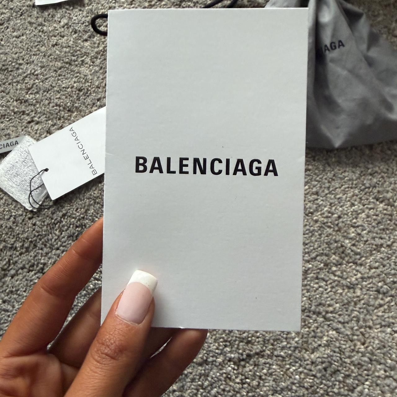 Balenciaga balenciaga dog tag clip on chain in silver Size ONE SIZE - 6 Thumbnail