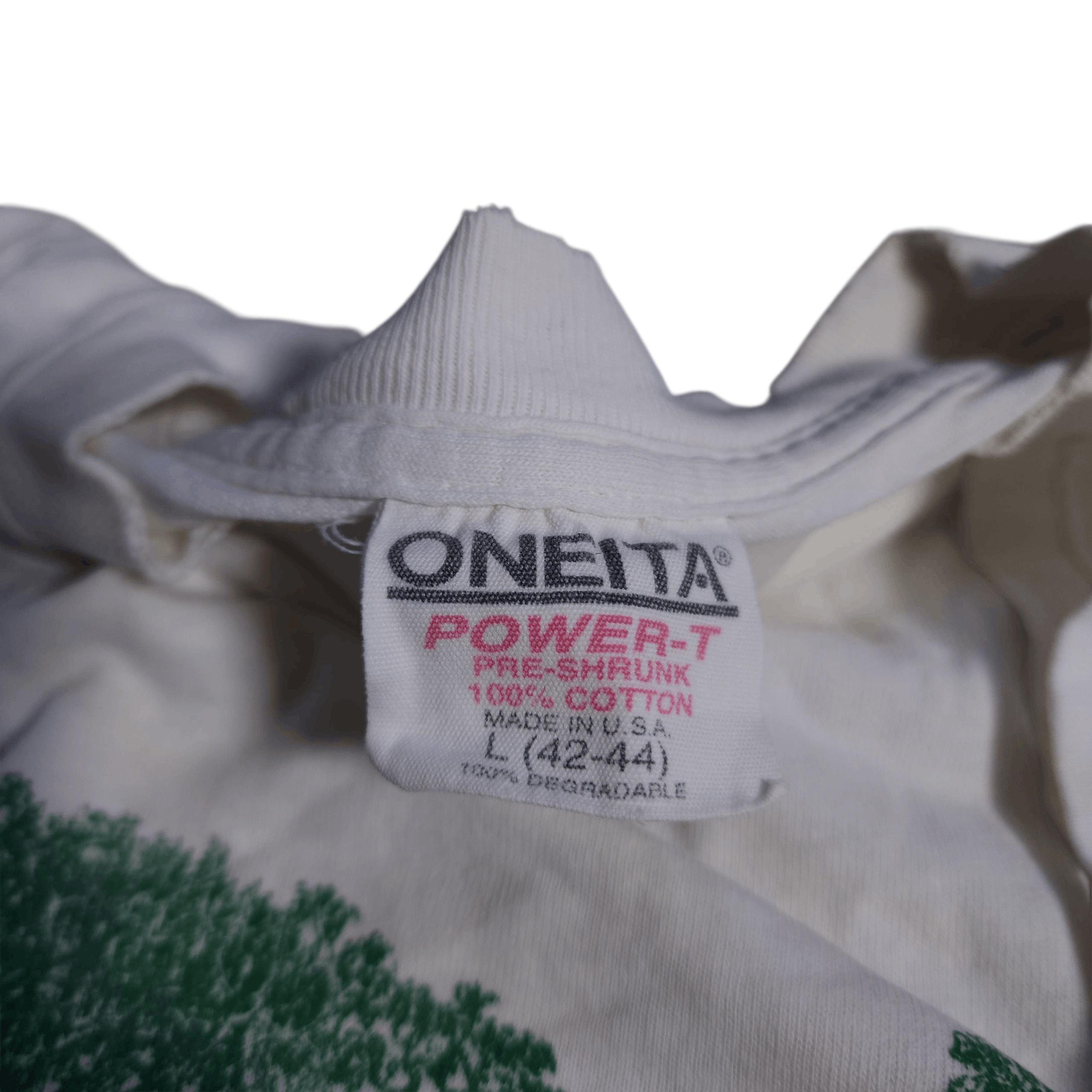 Vintage Rare Vintage 90s Recycle tees The Mountaineer 1991 shirts Size US L / EU 52-54 / 3 - 6 Thumbnail