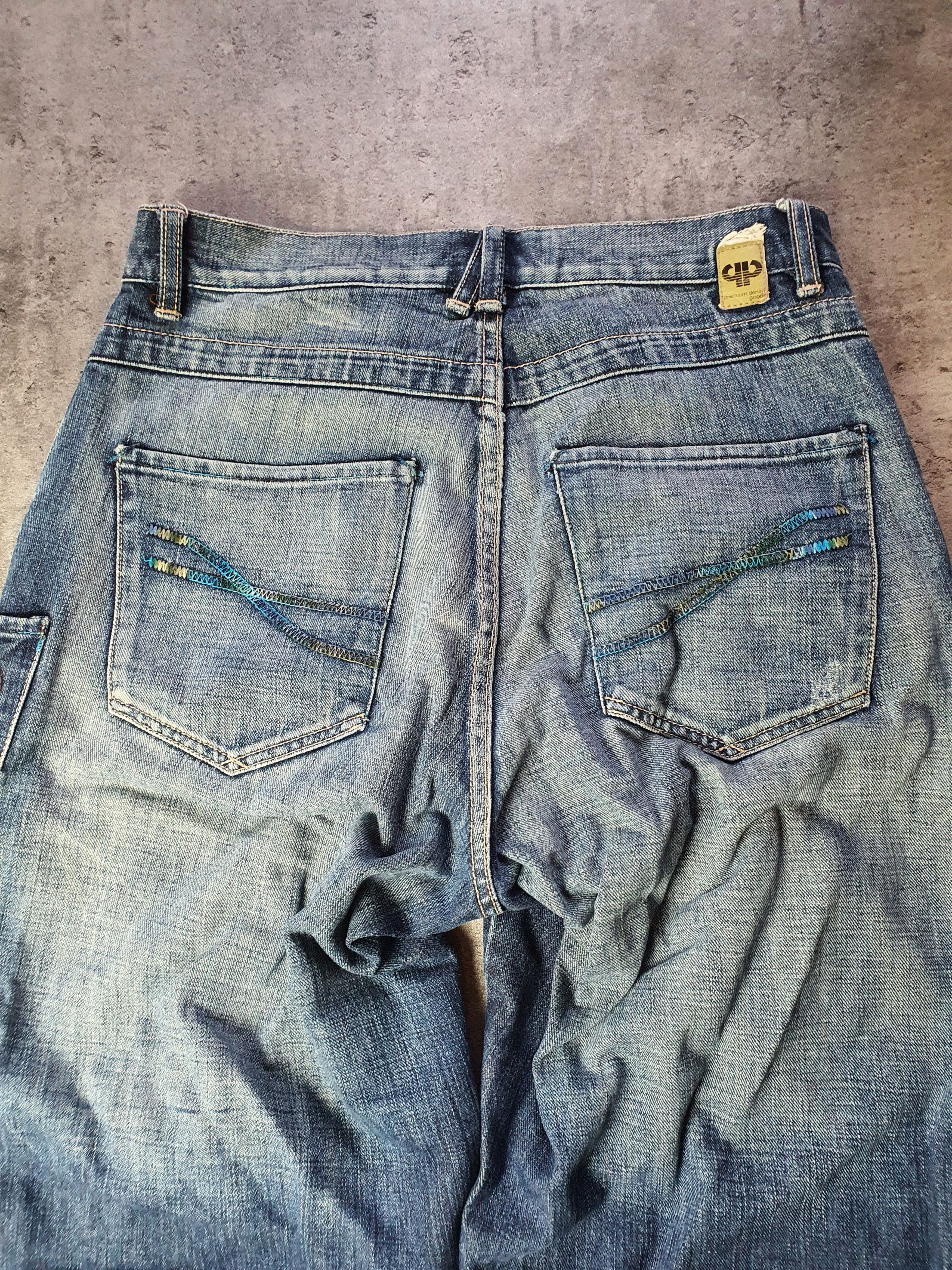 Japanese Brand × Pelle Pelle Vintage RAP pants Pelle Pelle denim baggy fit drill Size US 32 / EU 48 - 6 Thumbnail