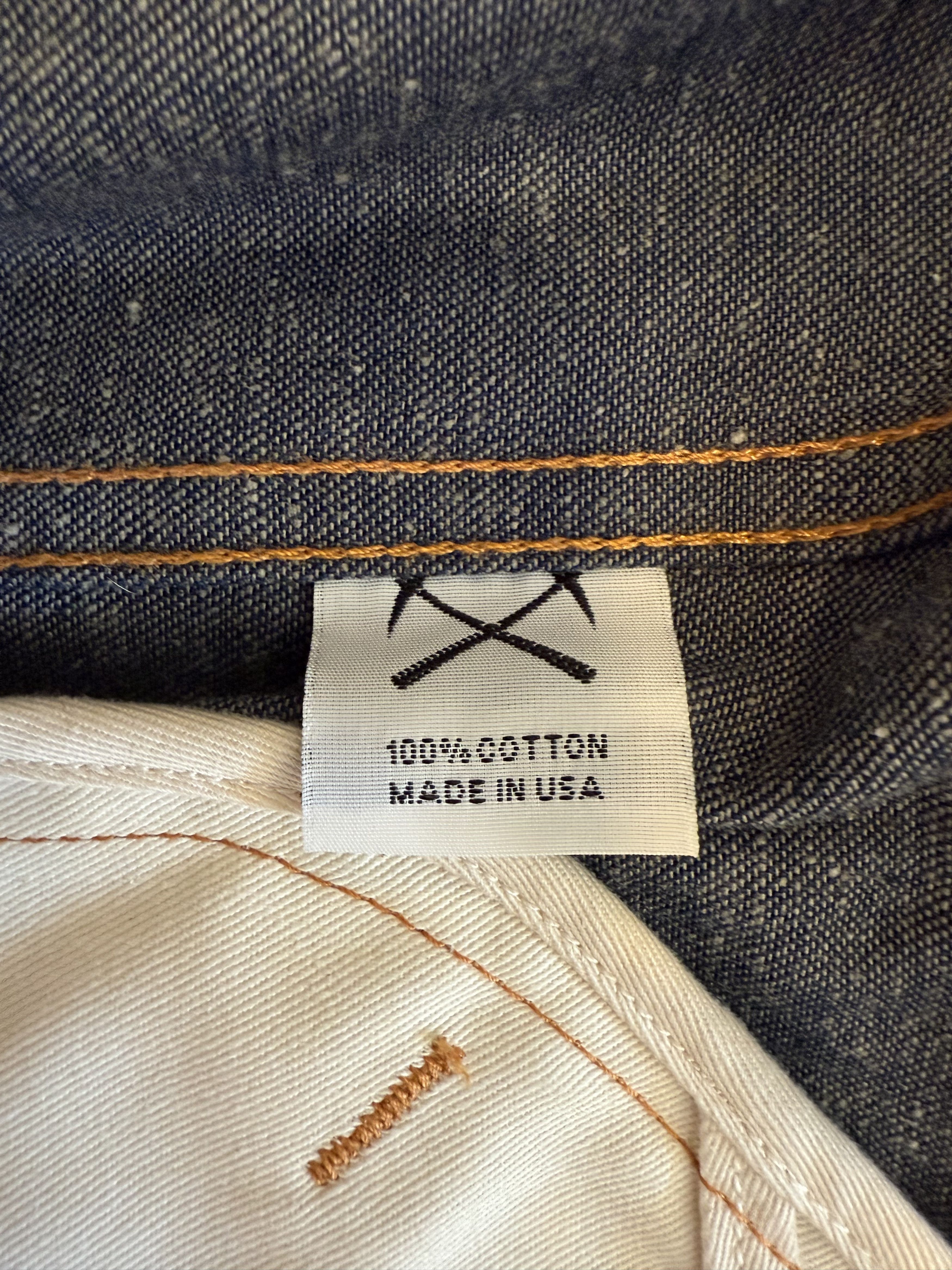 3sixteen 3sixteen Indigo Nep Ranch Jacket XL Selvedge Denim MiUSA Size US XL / EU 56 / 4 - 5 Thumbnail
