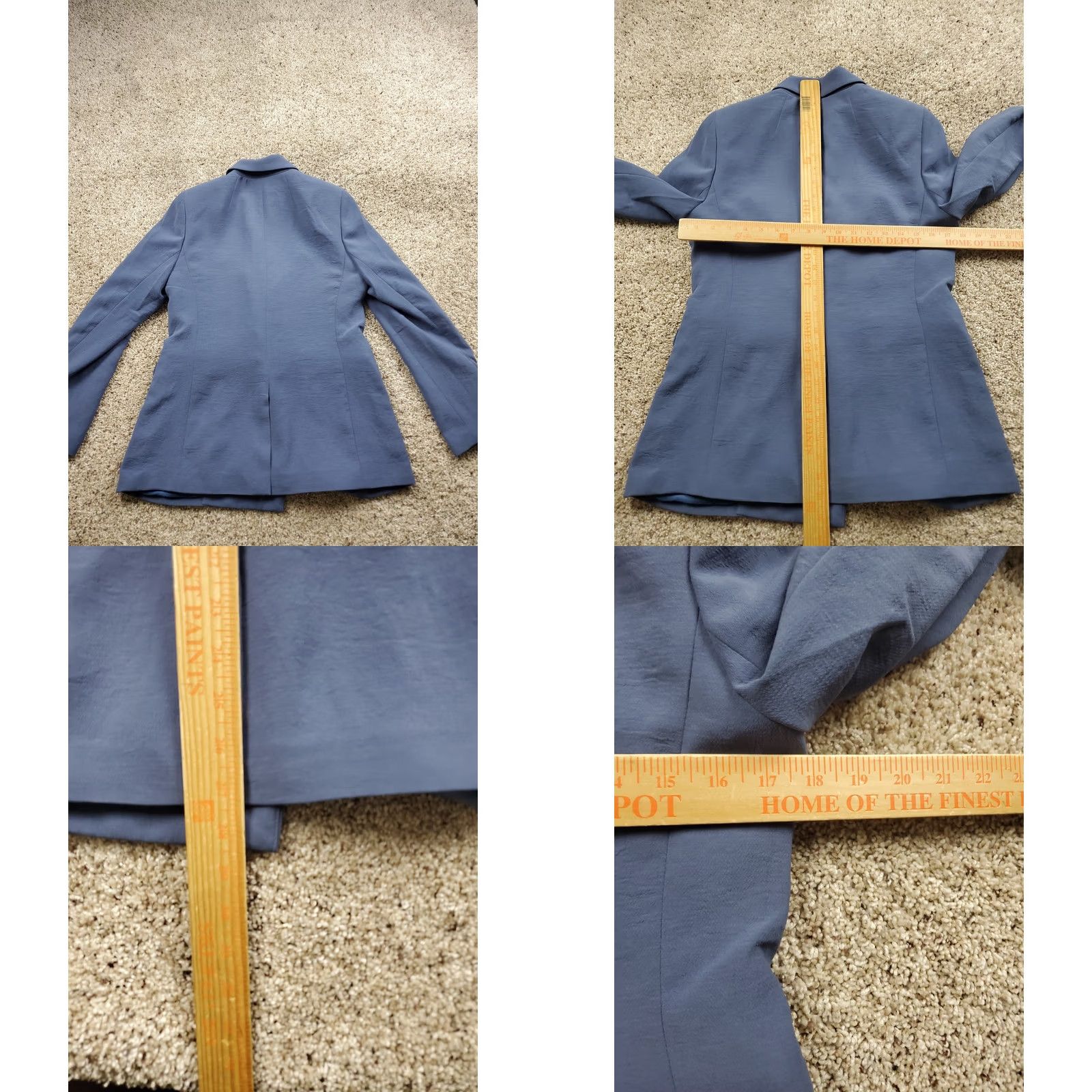 Madewell Madewell Blazer Womens Small Double Breasted Classic Jacket Blue Casual Size S / US 4 / IT 40 - 8 Thumbnail