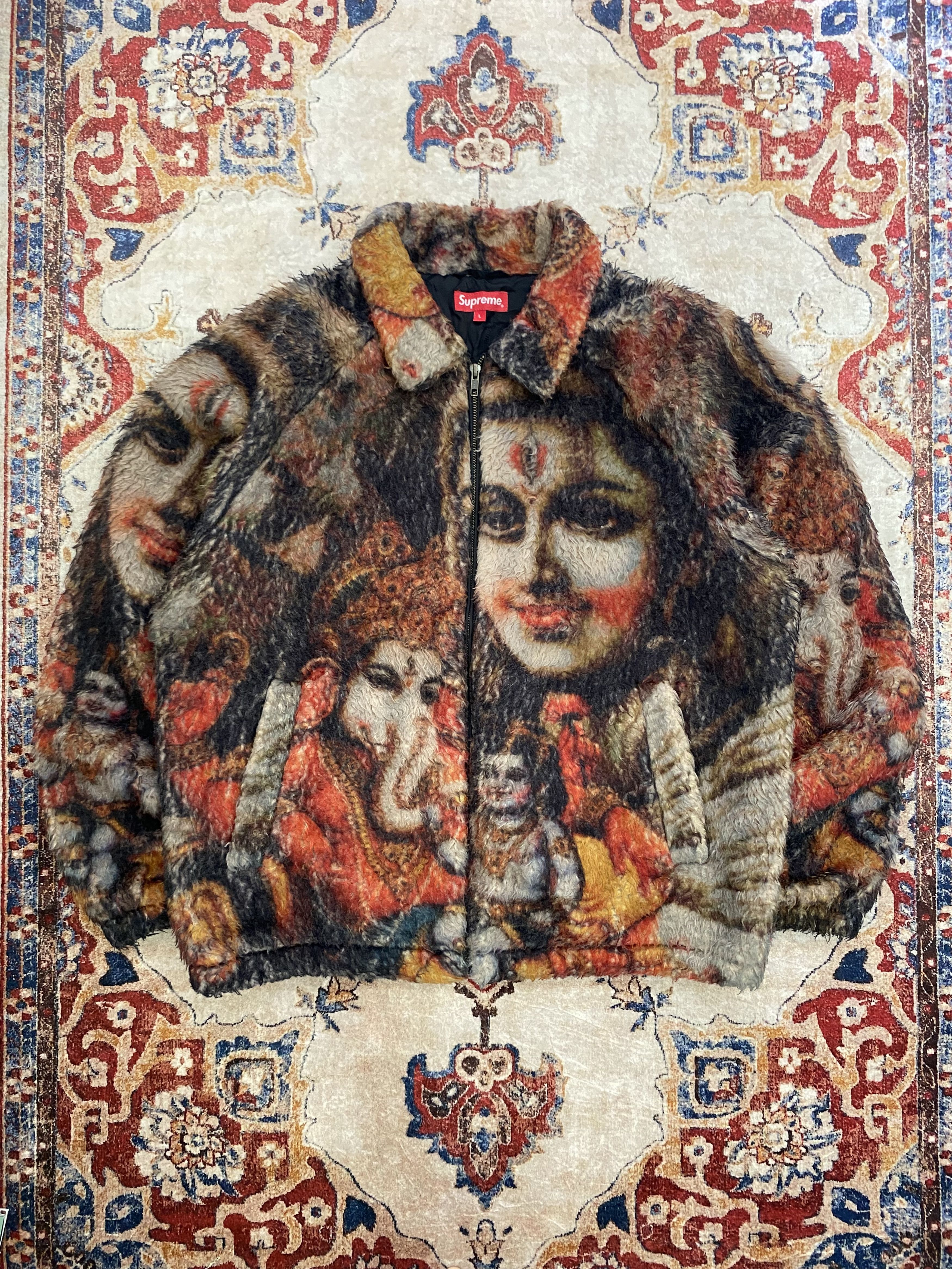 Supreme Ganesh Faux Fur Jacket | Grailed