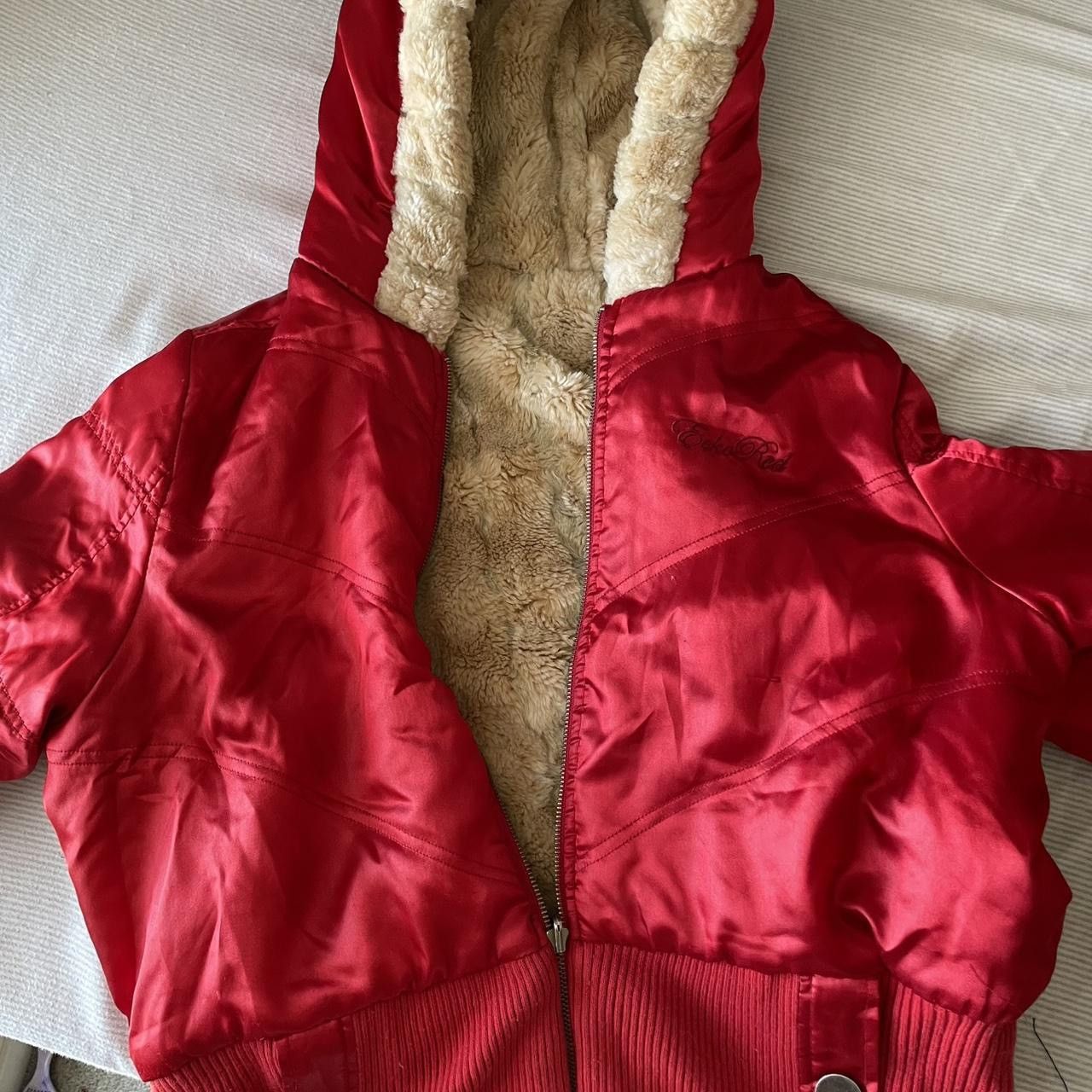 Ecko Unltd. vintage Echo Red reversible satin bomber jacket Size M / US 6-8 / IT 42-44 - 1 Thumbnail